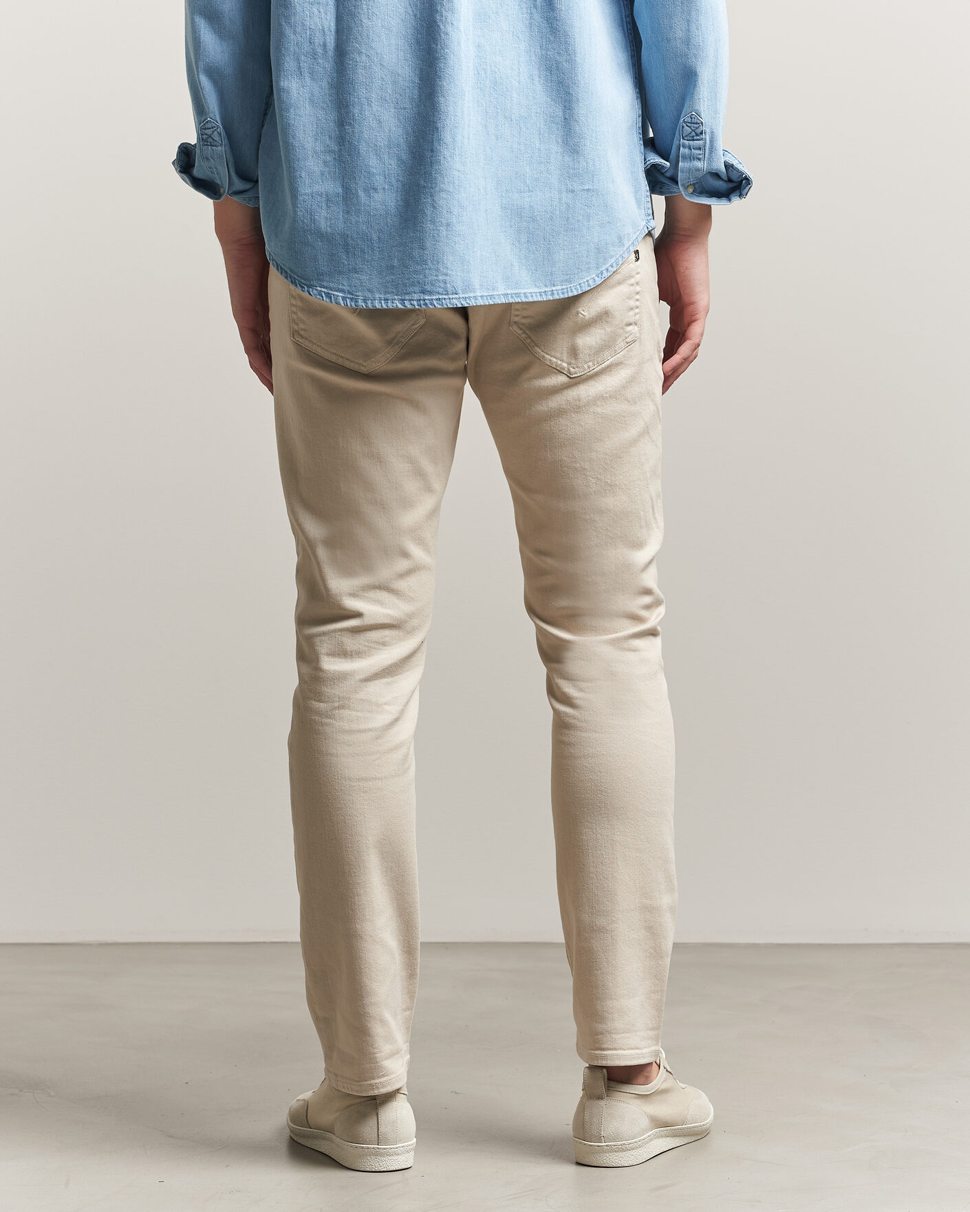 Herre | Bukser | Dondup | George Bullstretch 5-Pocket Pants Beige