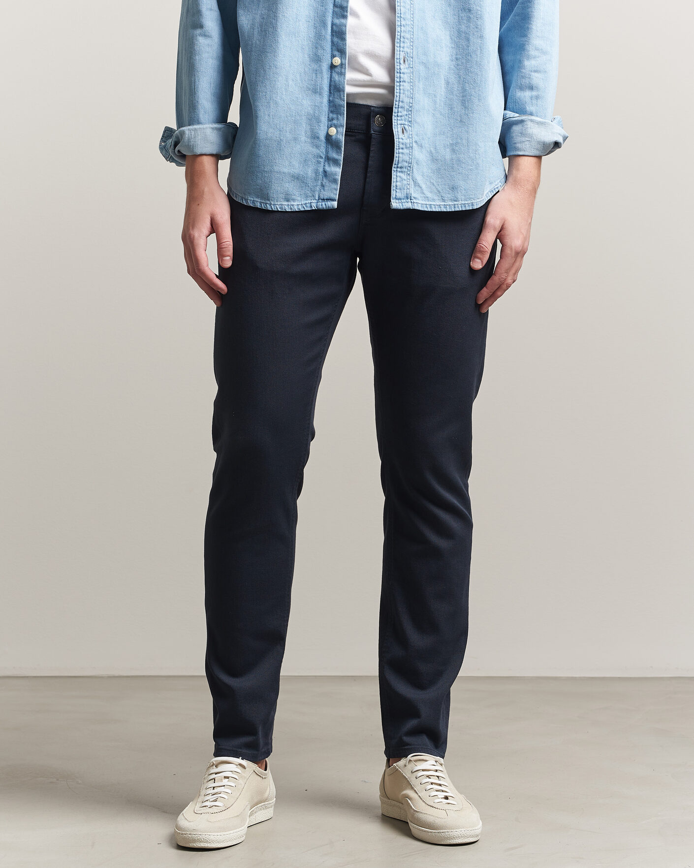 Herre | Bukser | Dondup | George Bullstretch 5-Pocket Pants Navy
