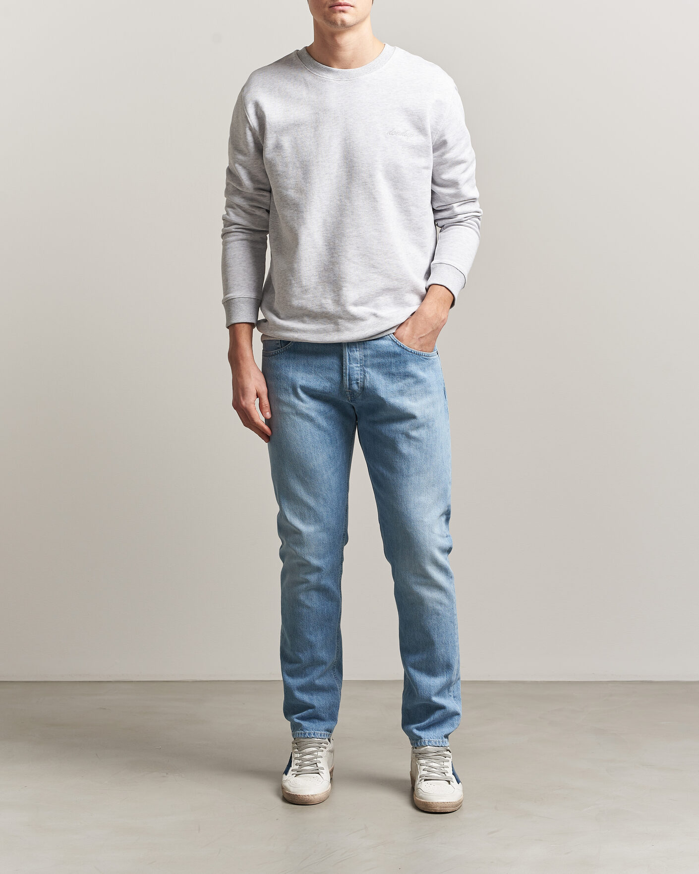 Herre | Bukser | Dondup | Icon Regular Fit Jeans Light Blue