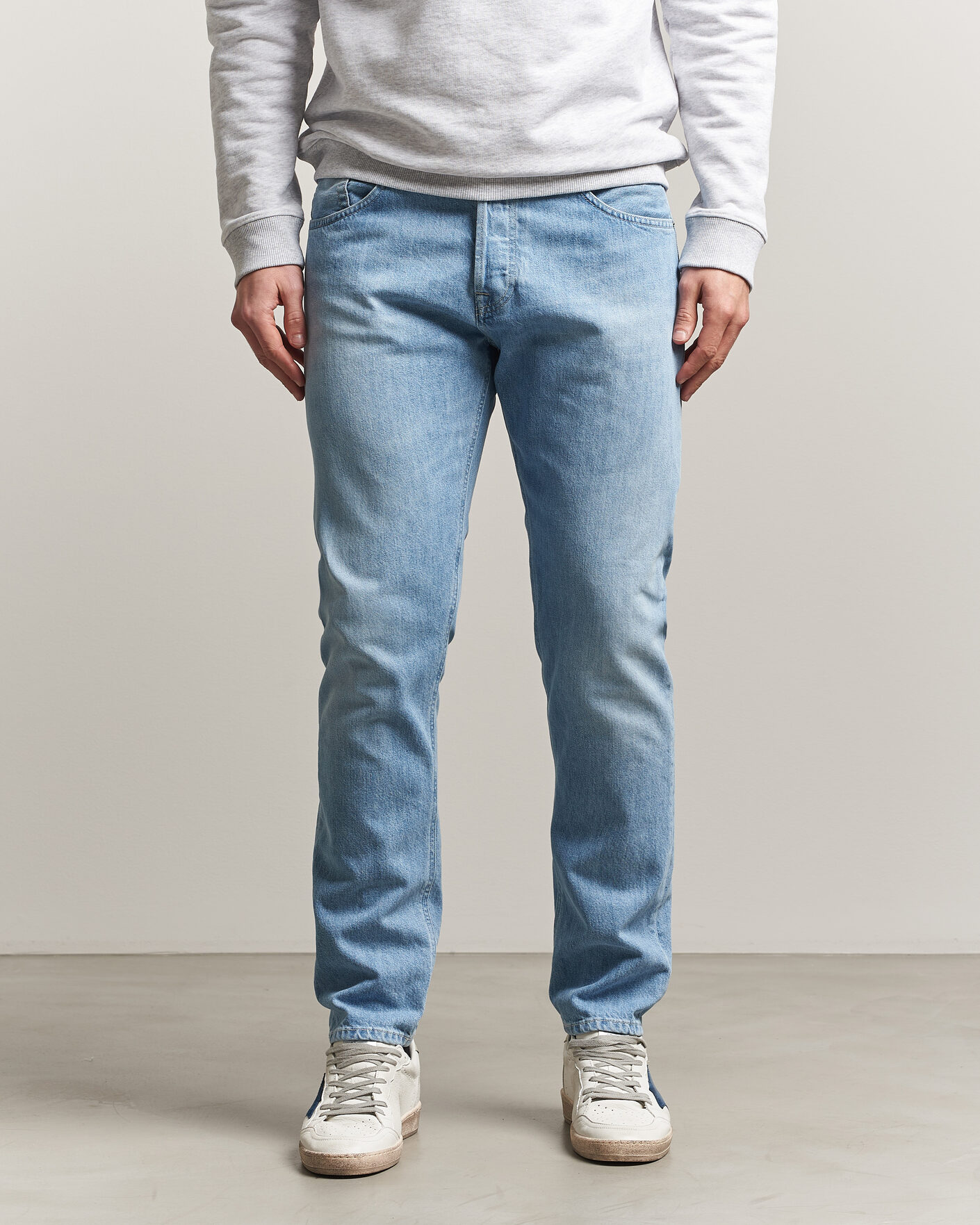 Herre | Bukser | Dondup | Icon Regular Fit Jeans Light Blue