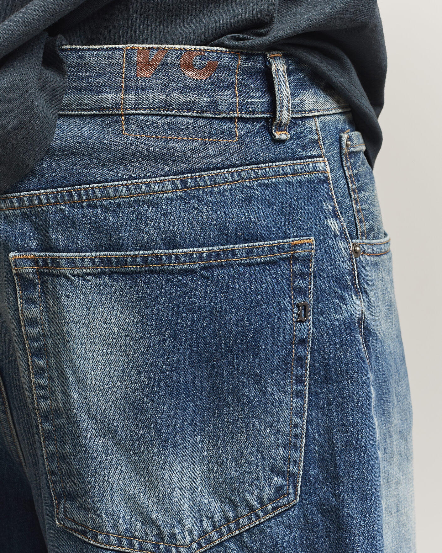 Herre | Jeans | Dondup | Anthony Loose Fit Jeans Medium Blue