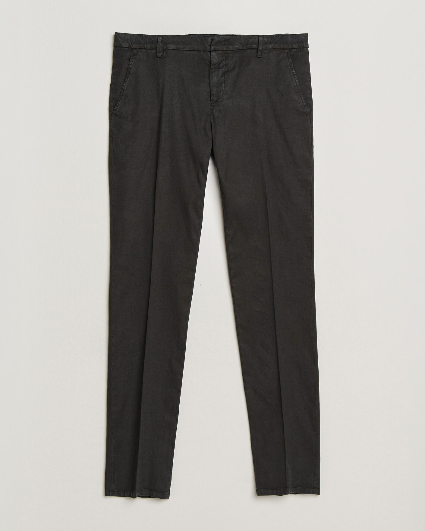 Herre | Bukser | Dondup | Spiritisimo Linen Stretch Chinos Black