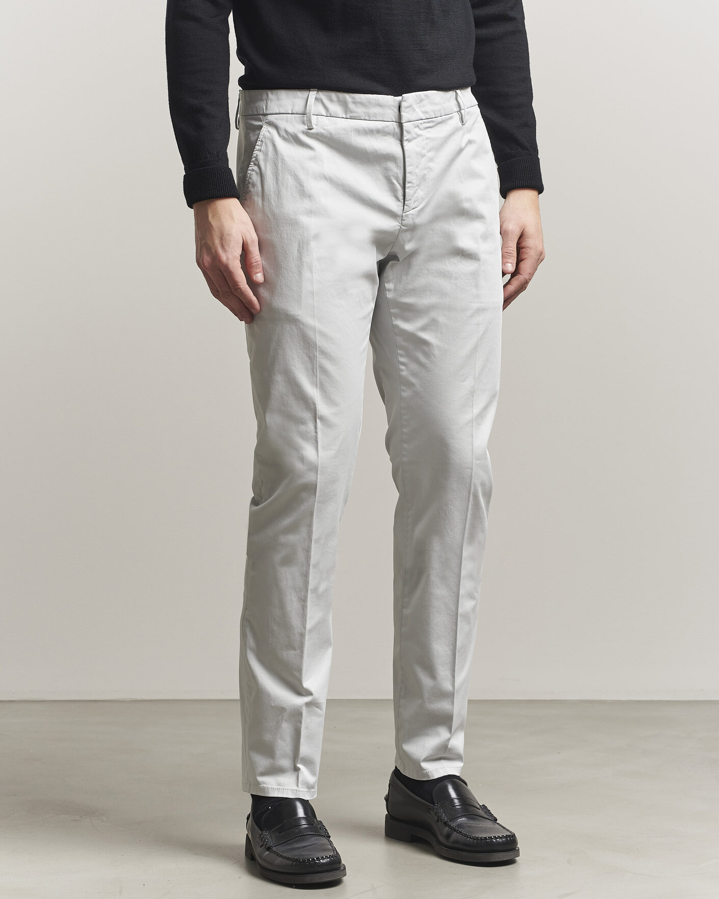 Herre | Bukser | Dondup | Spiritisimo Cotton Chinos Light Grey