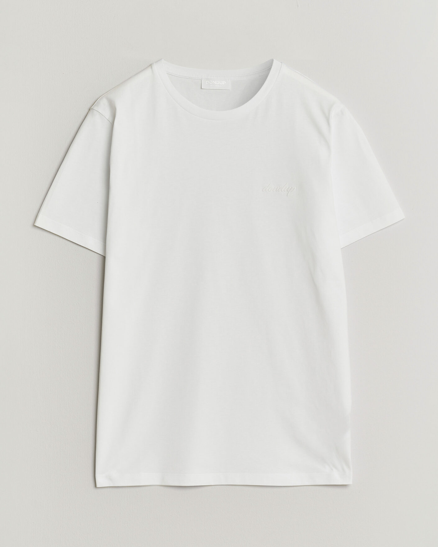Herre | T-Shirts | Dondup | Logo Crew Neck T-Shirt White