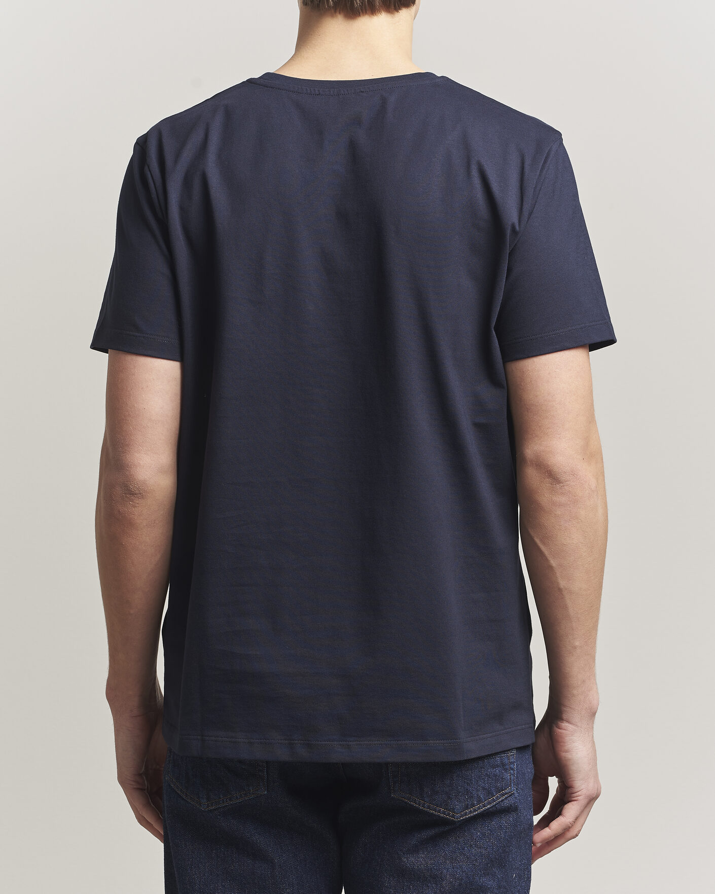 Herre | T-Shirts | Dondup | Logo Crew Neck T-Shirt Navy