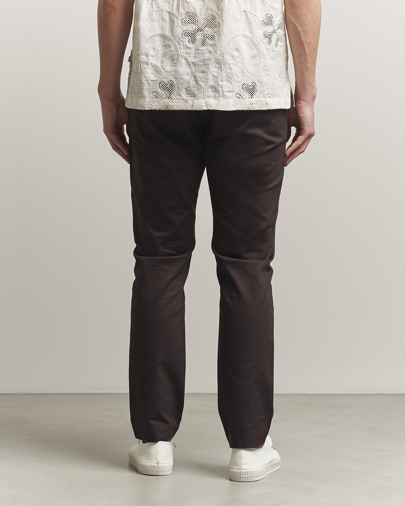 Herre | Bukser | NN07 | Theo Regular Fit Stretch Chinos Deep Truffle