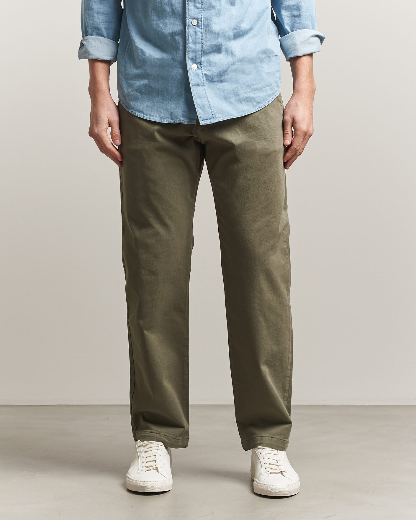 Herre | Bukser | NN07 | Aden Regular Fit Chinos Capers Green