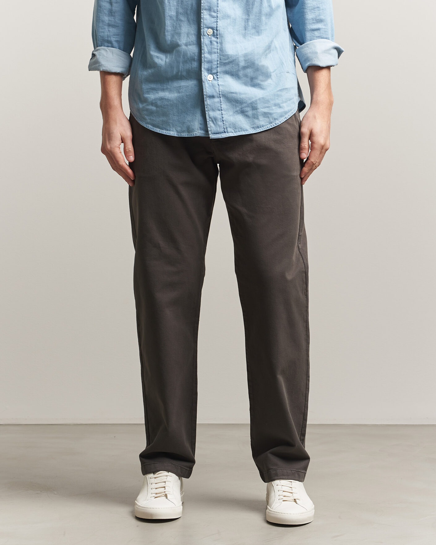 Herre | Bukser | NN07 | Aden Regular Fit Chinos Dark Army