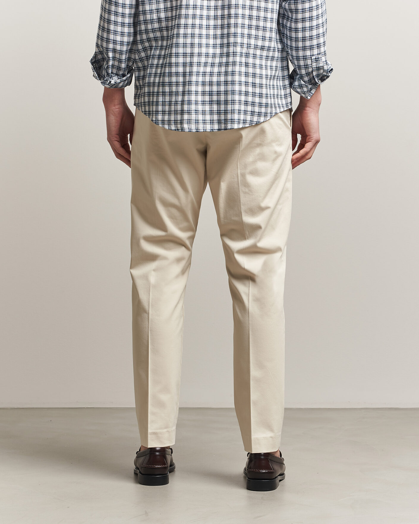 Herre | Bukser | NN07 | Bill Pleated Trousers Ivory