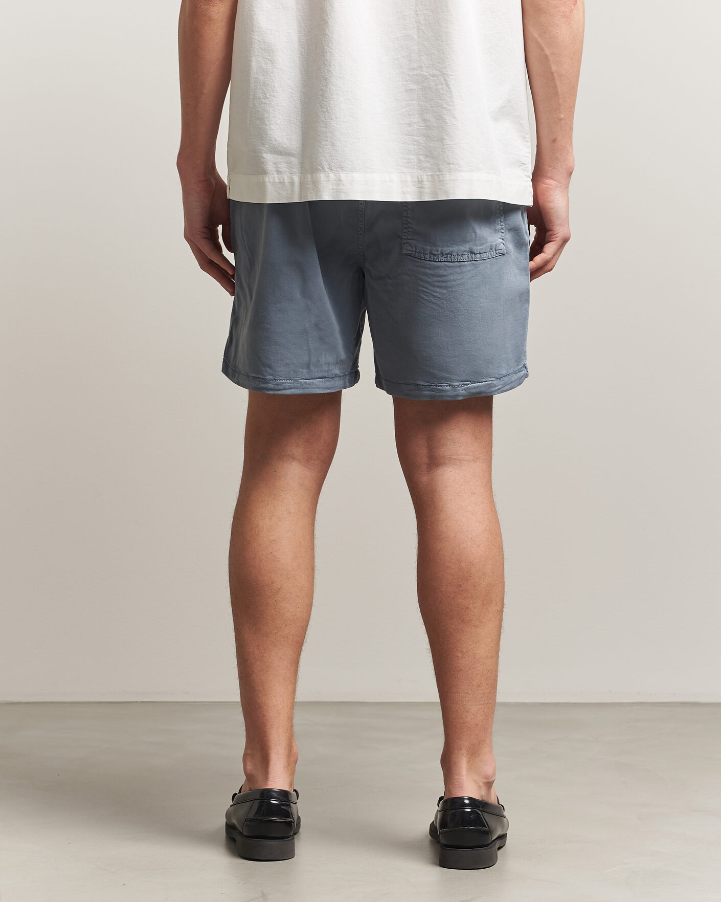 Herre | Shorts | NN07 | Gregor Drawstring Shorts Stone Blue