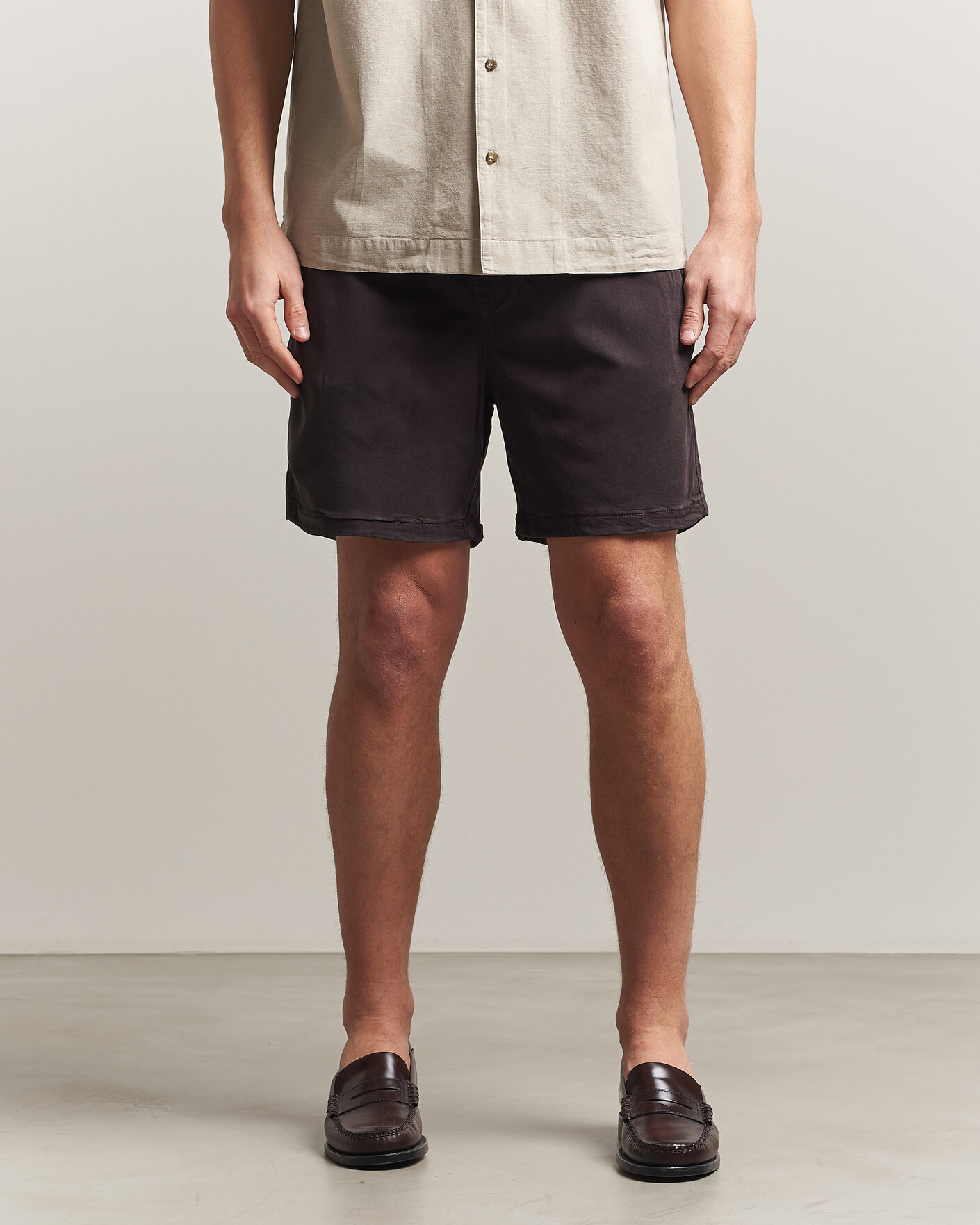Herre | Shorts | NN07 | Gregor Drawstring Shorts Deep Truffle