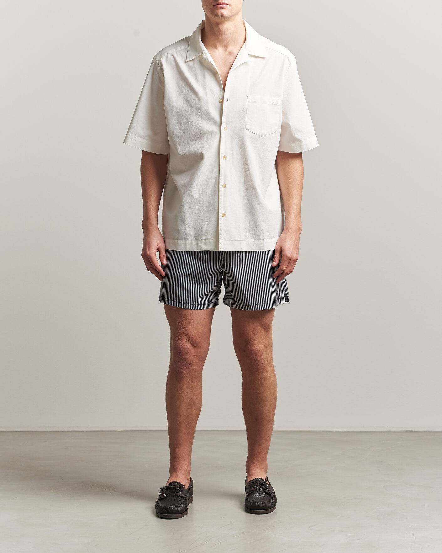 Herre | Badeshorts | NN07 | Holiday Swimshorts Navy/White