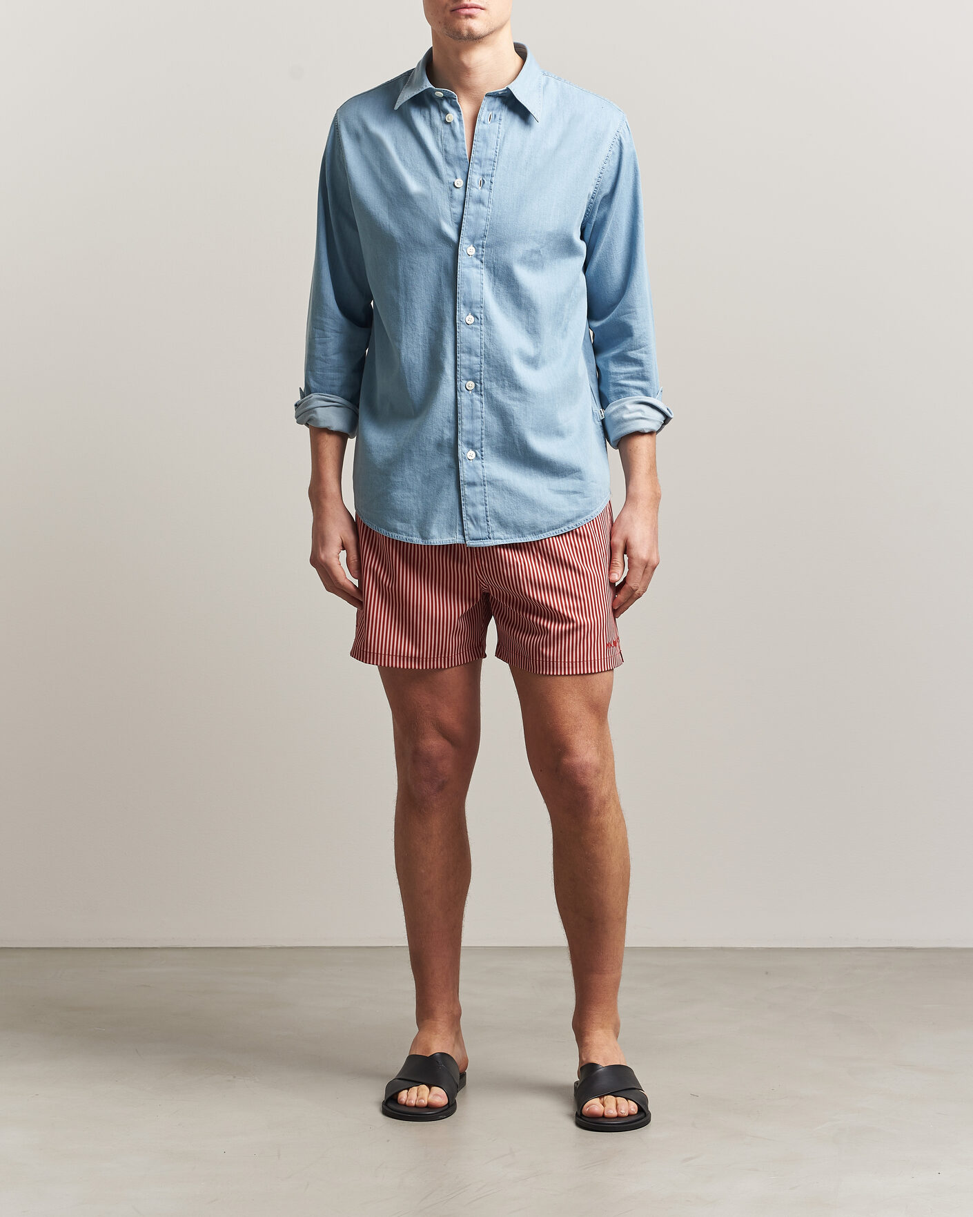 Herre | Badeshorts | NN07 | Holiday Swimshorts Red/White