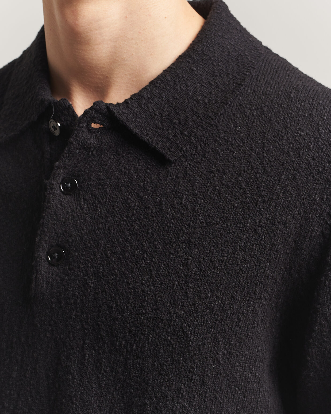 Herre | Pikéer | NN07 | Randy Knitted Polo Black