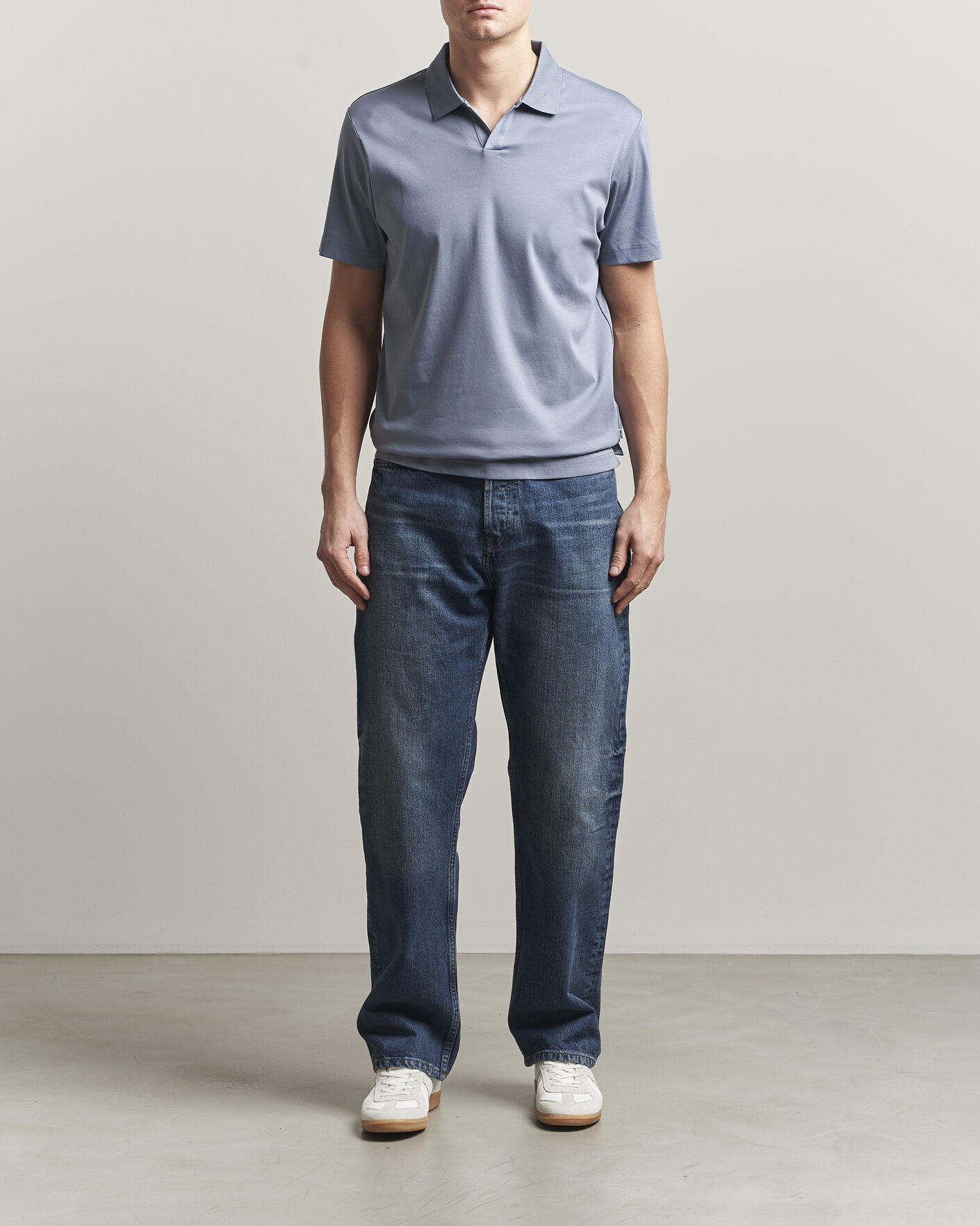 Herre | Pikéer | NN07 | Paul Polo Stone Blue