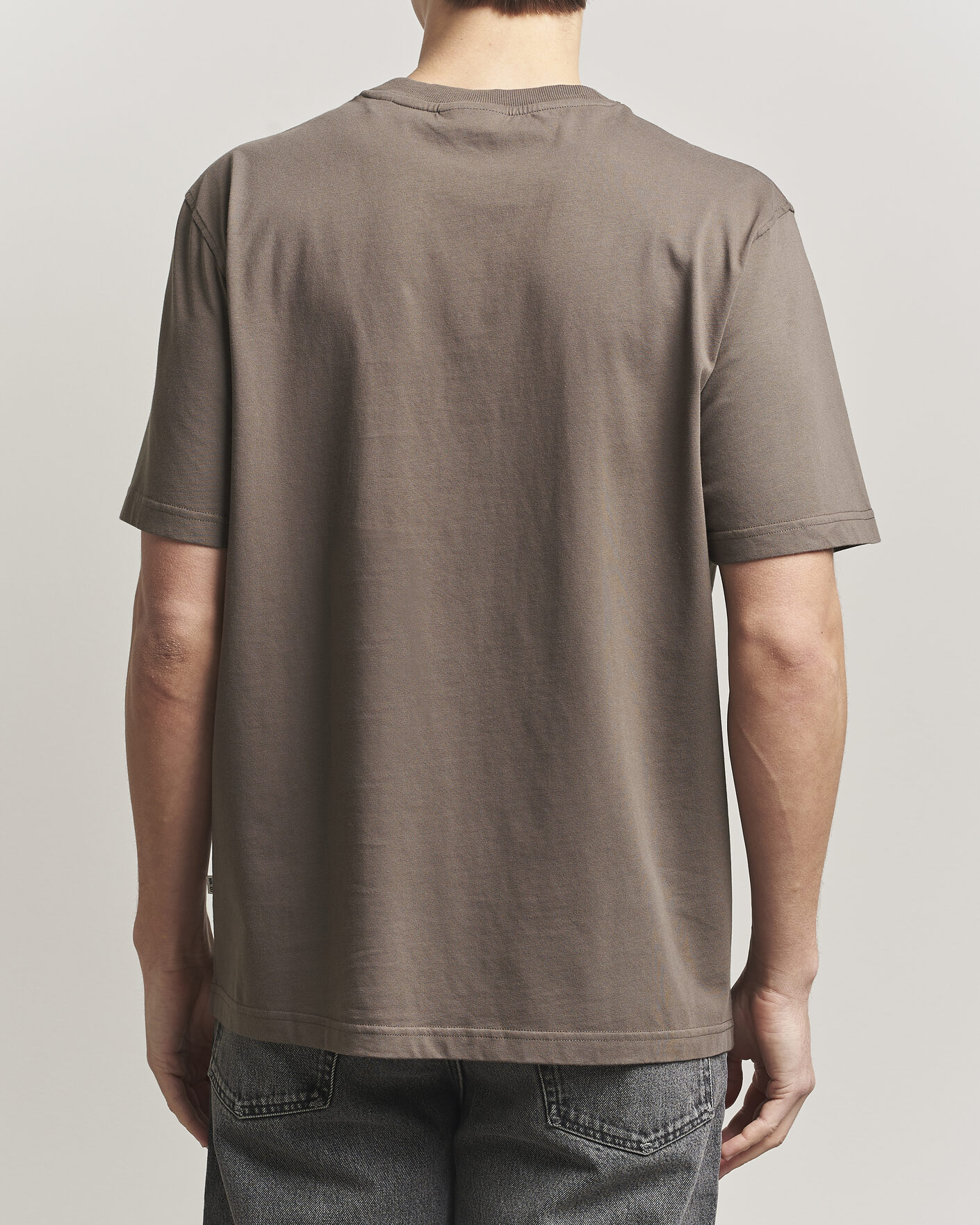 Herre | T-Shirts | NN07 | Adam Pima Crew Neck T-Shirt Mable Husk