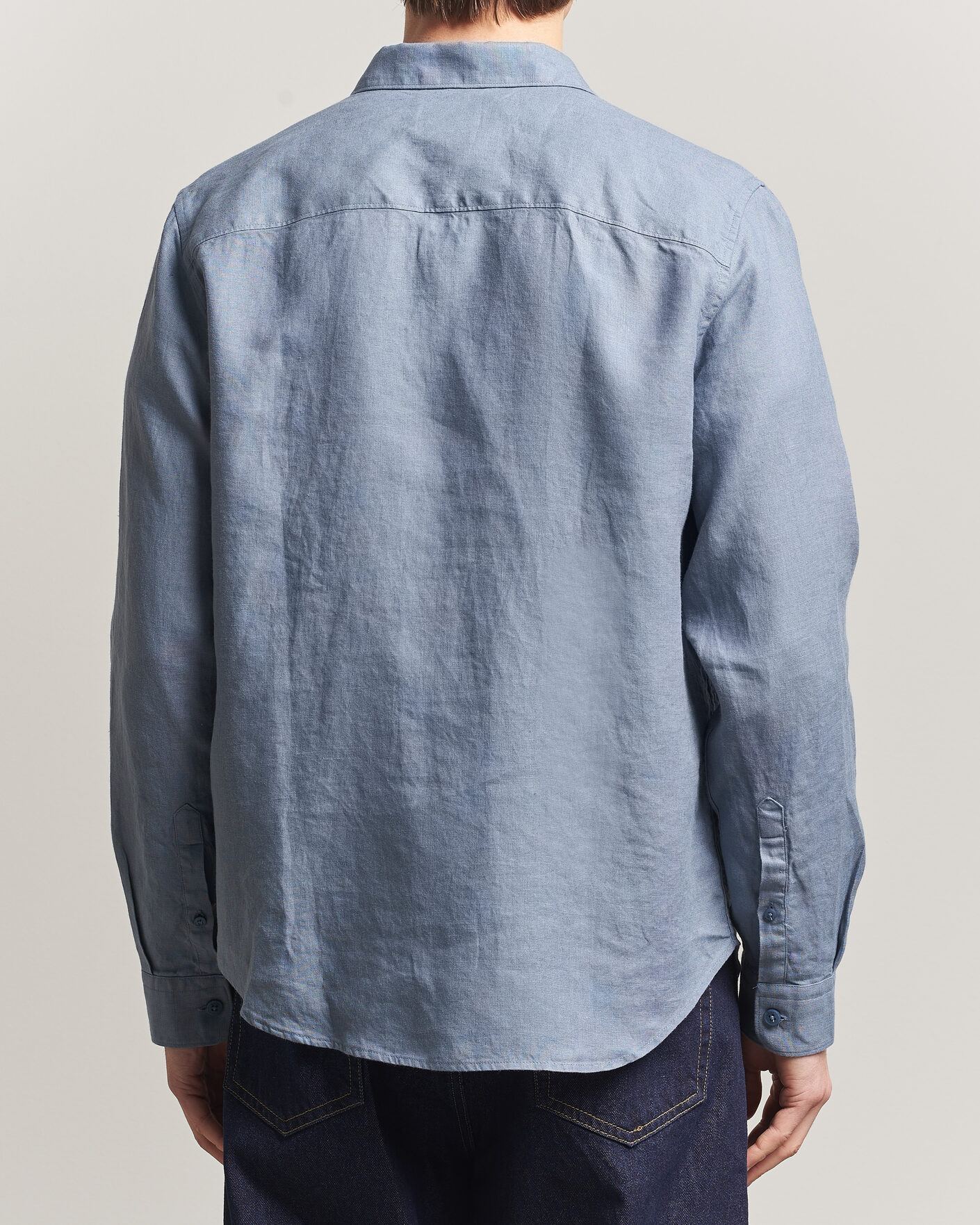 Herre | Skjorter | NN07 | Enzo Linen Shirt Stone Blue