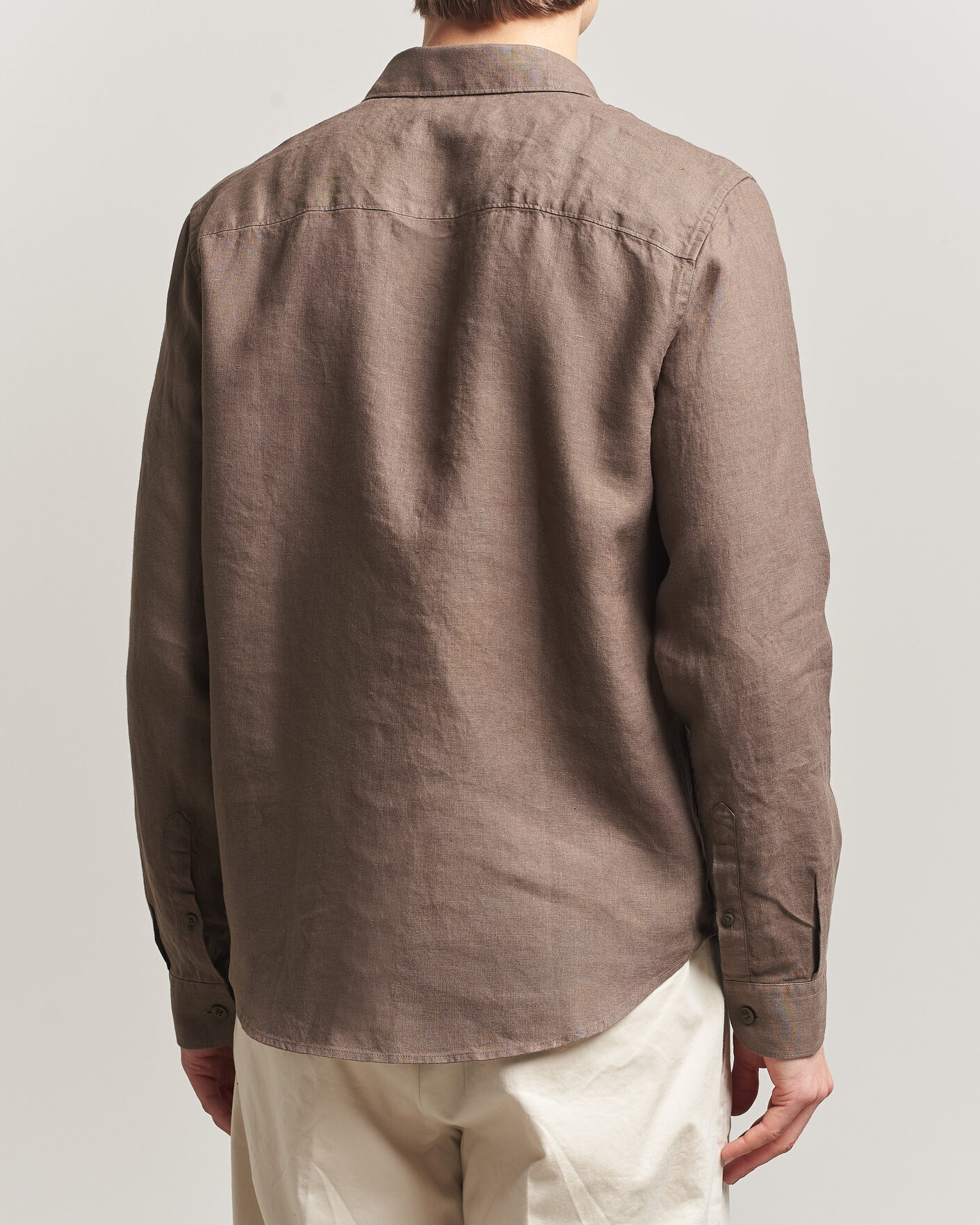 Herre | Skjorter | NN07 | Enzo Linen Shirt Mable Husk