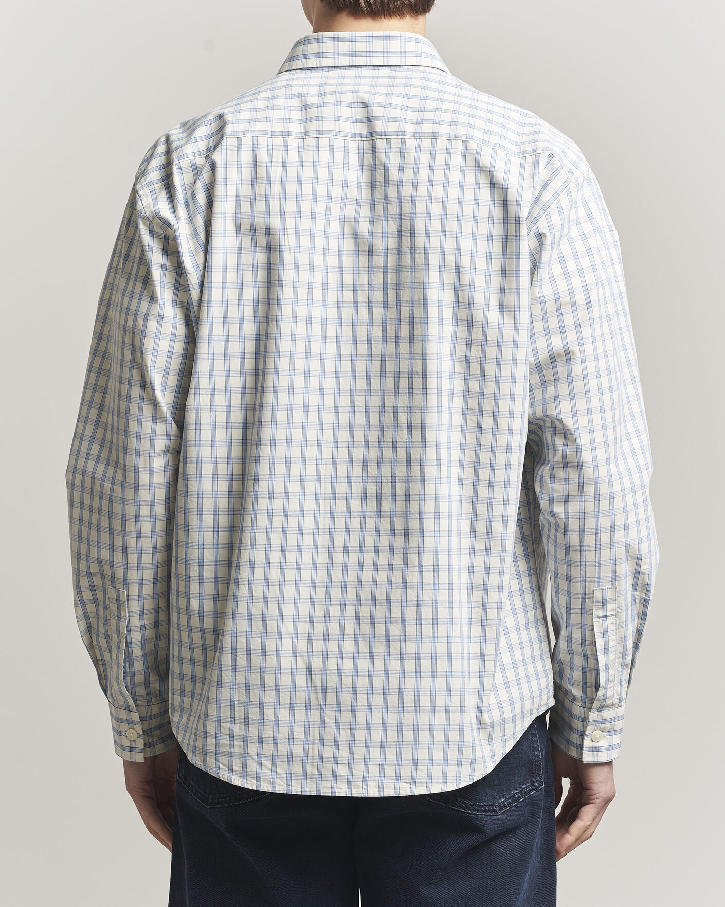 Herre | Skjorter | NN07 | Deon Brushed Cotton Shirt Ecru Check