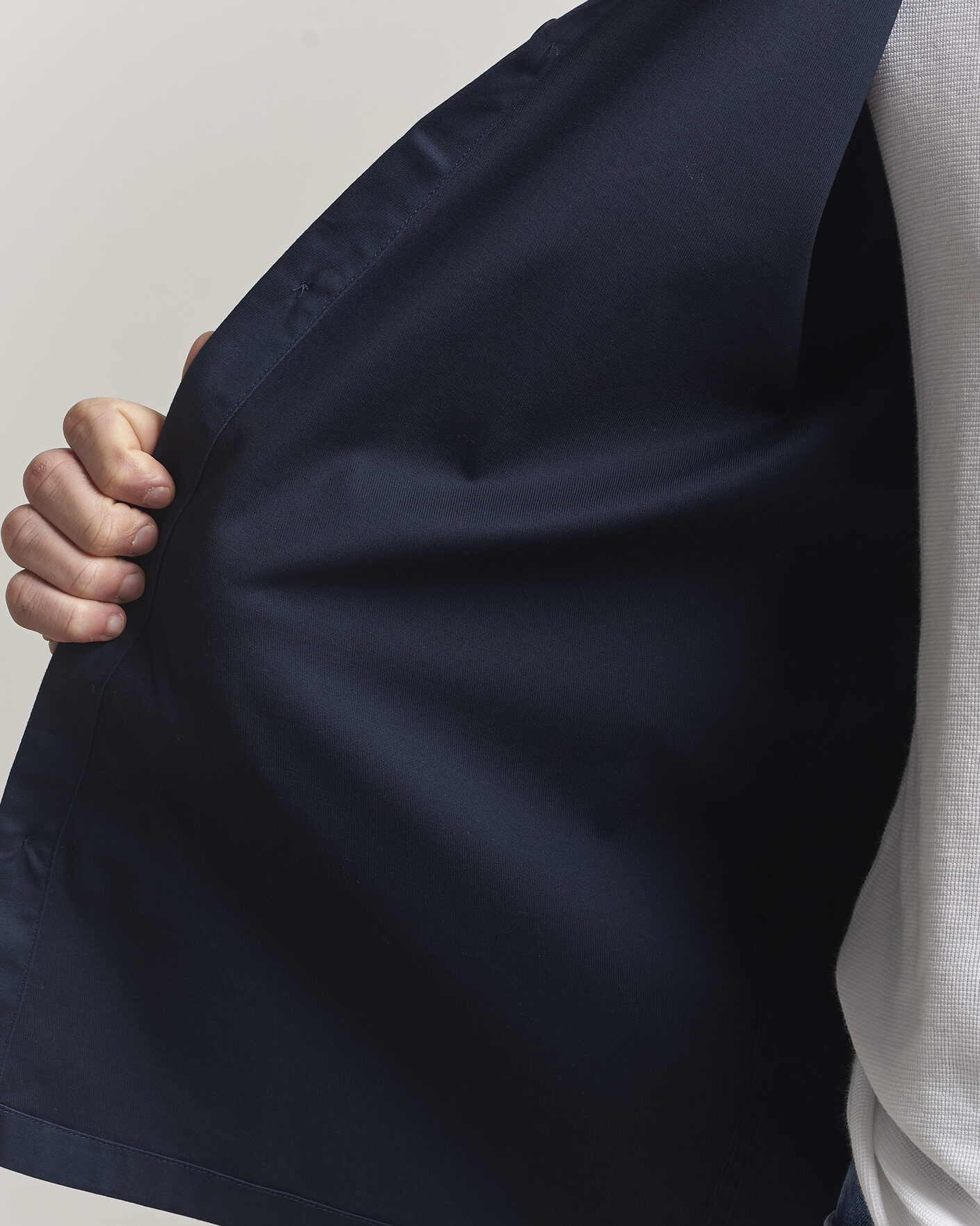 Herre | Skjorter | NN07 | Freddy Cotton Overshirt Navy Blue