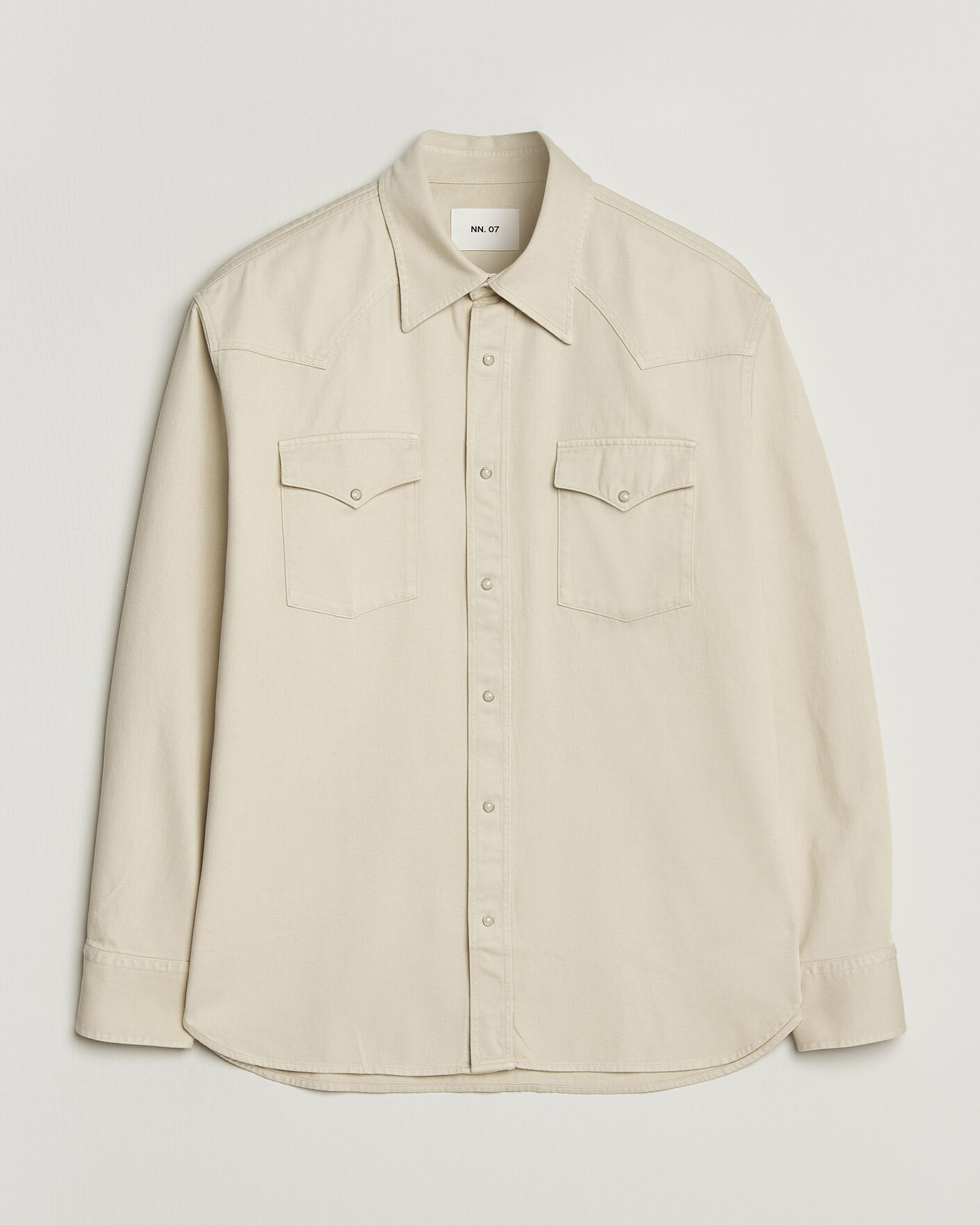 Herre | Skjorter | NN07 | Ricky Western Denim Shirt Ivory