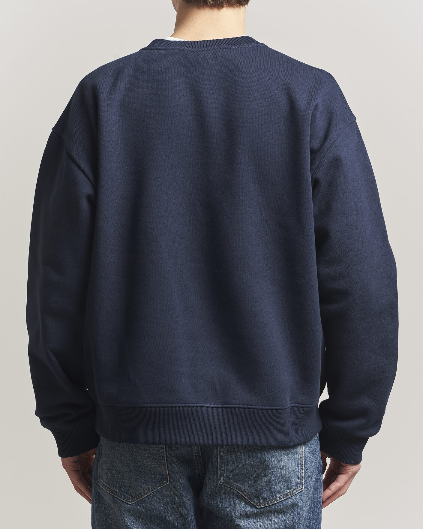 Herre | Gensere | NN07 | David Crew Neck Sweatshirt Navy Blue