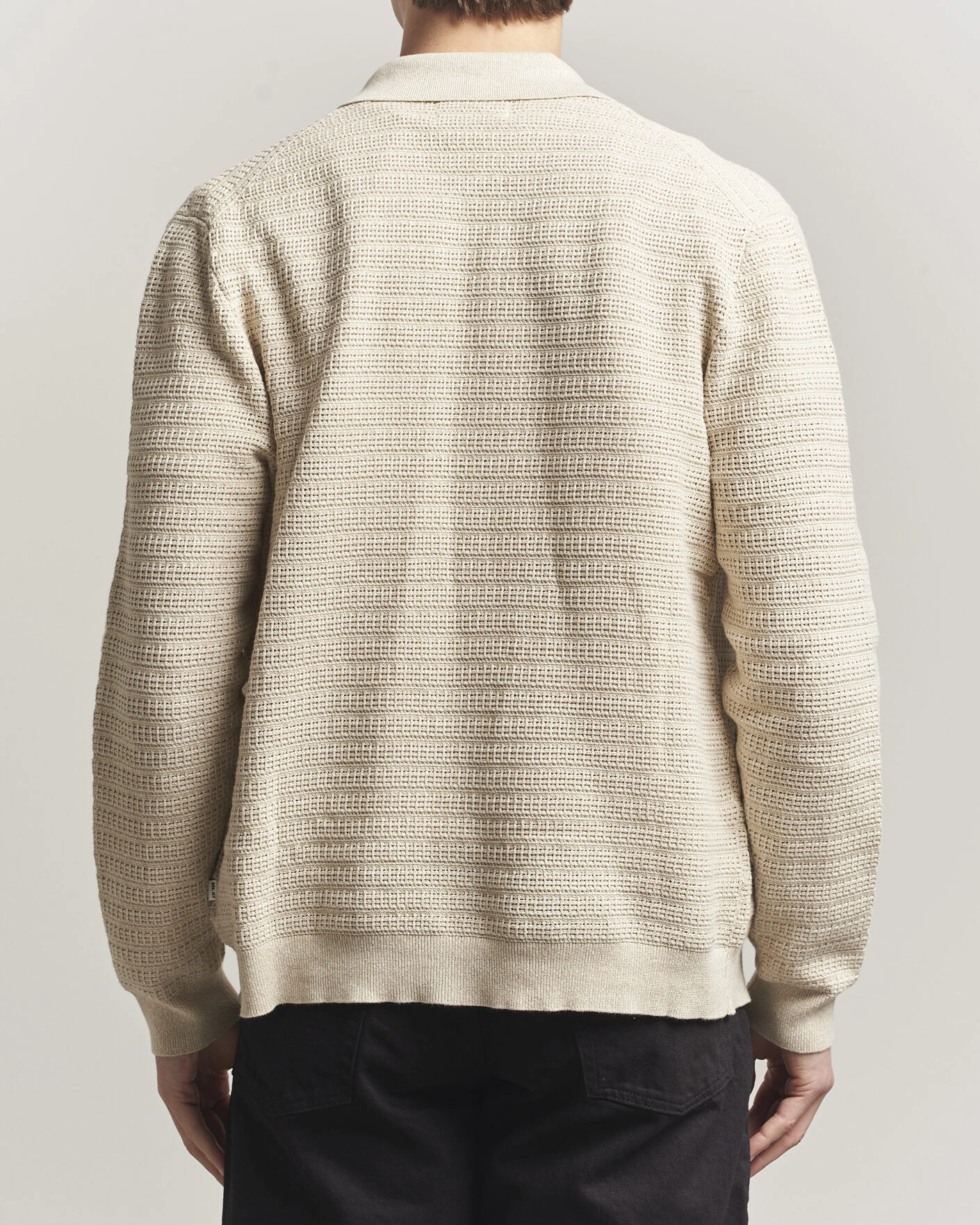 Herre | Gensere | NN07 | Gustav Knitted Full Zip Ivory