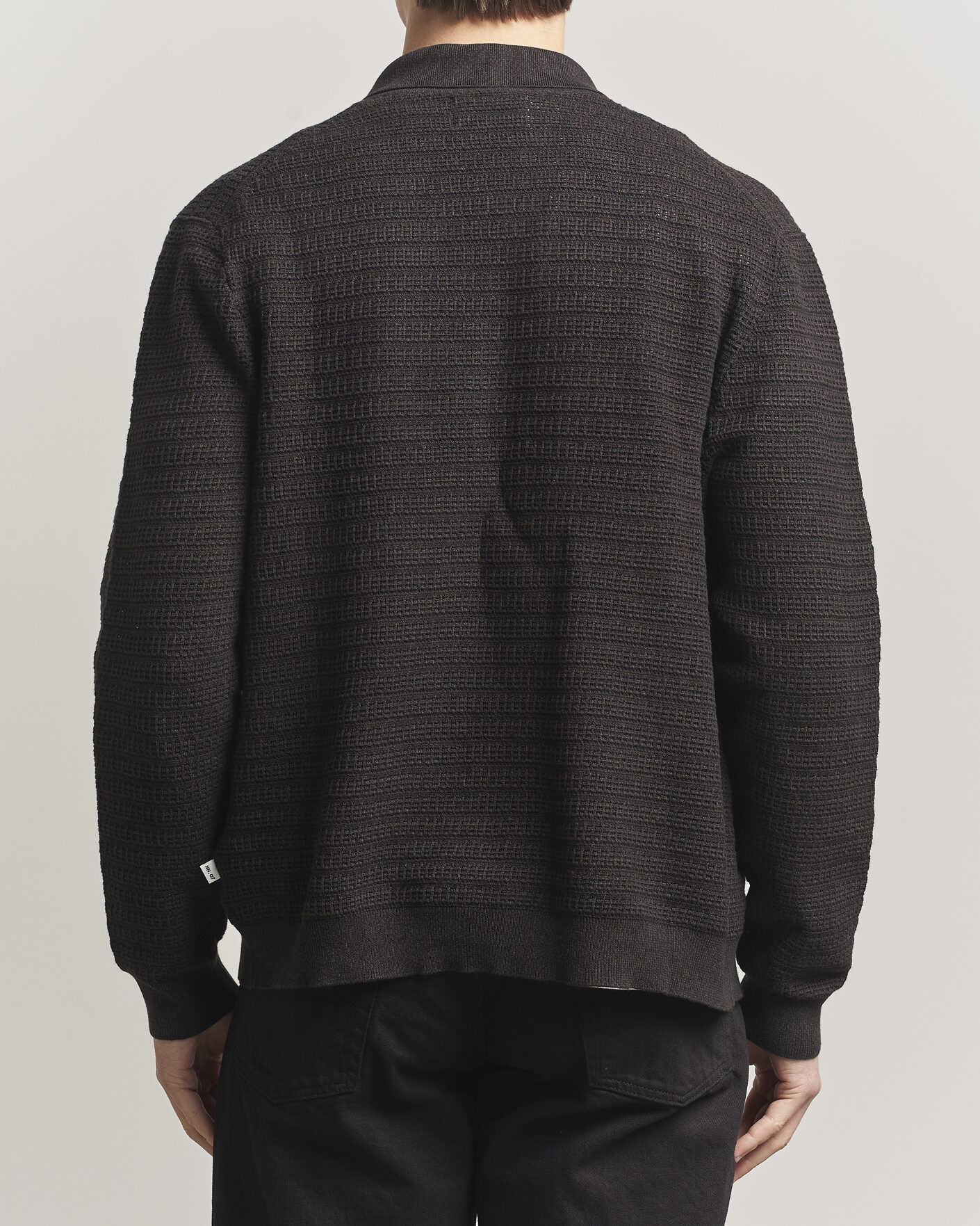 Herre | Gensere | NN07 | Gustav Knitted Full Zip Deep Truffle