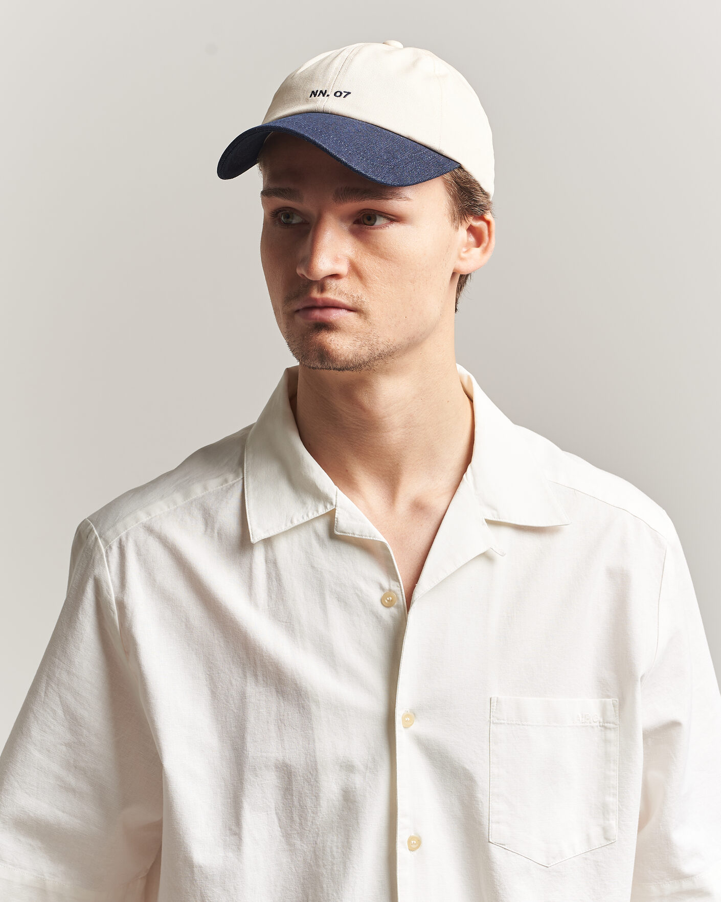Herre | Hatter og capser | NN07 | Logo Cap Raw Indigo