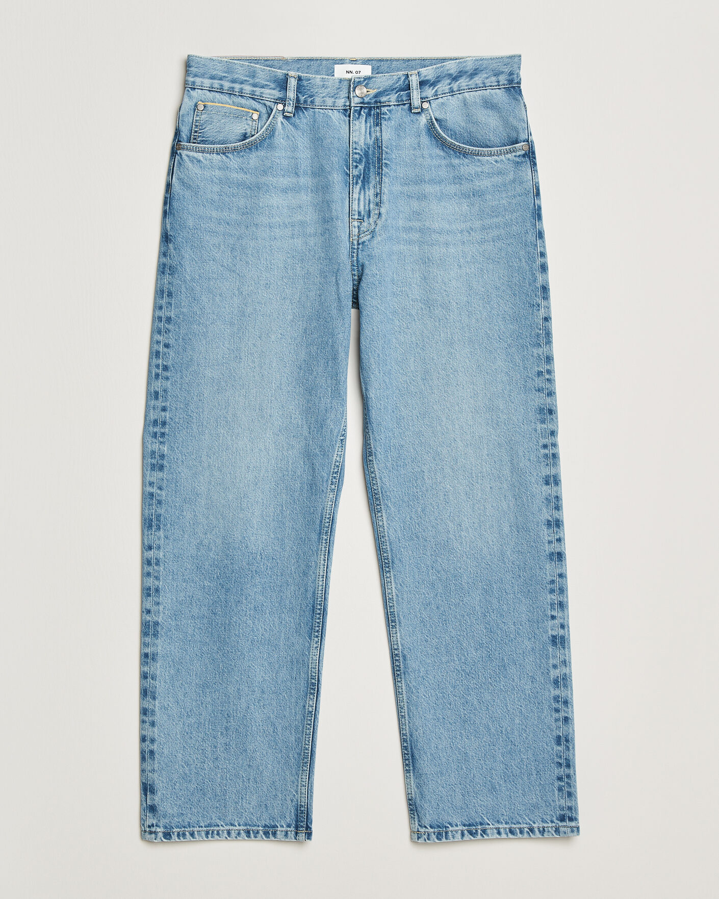 Herre | Skjorter | NN07 | Otis Loose Fit Selvedge Jeans Light Blue