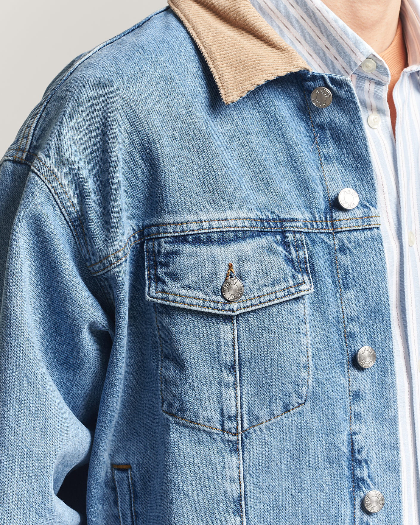 Herre | Jakker | NN07 | Roy Denim Jacket Vintage Blue