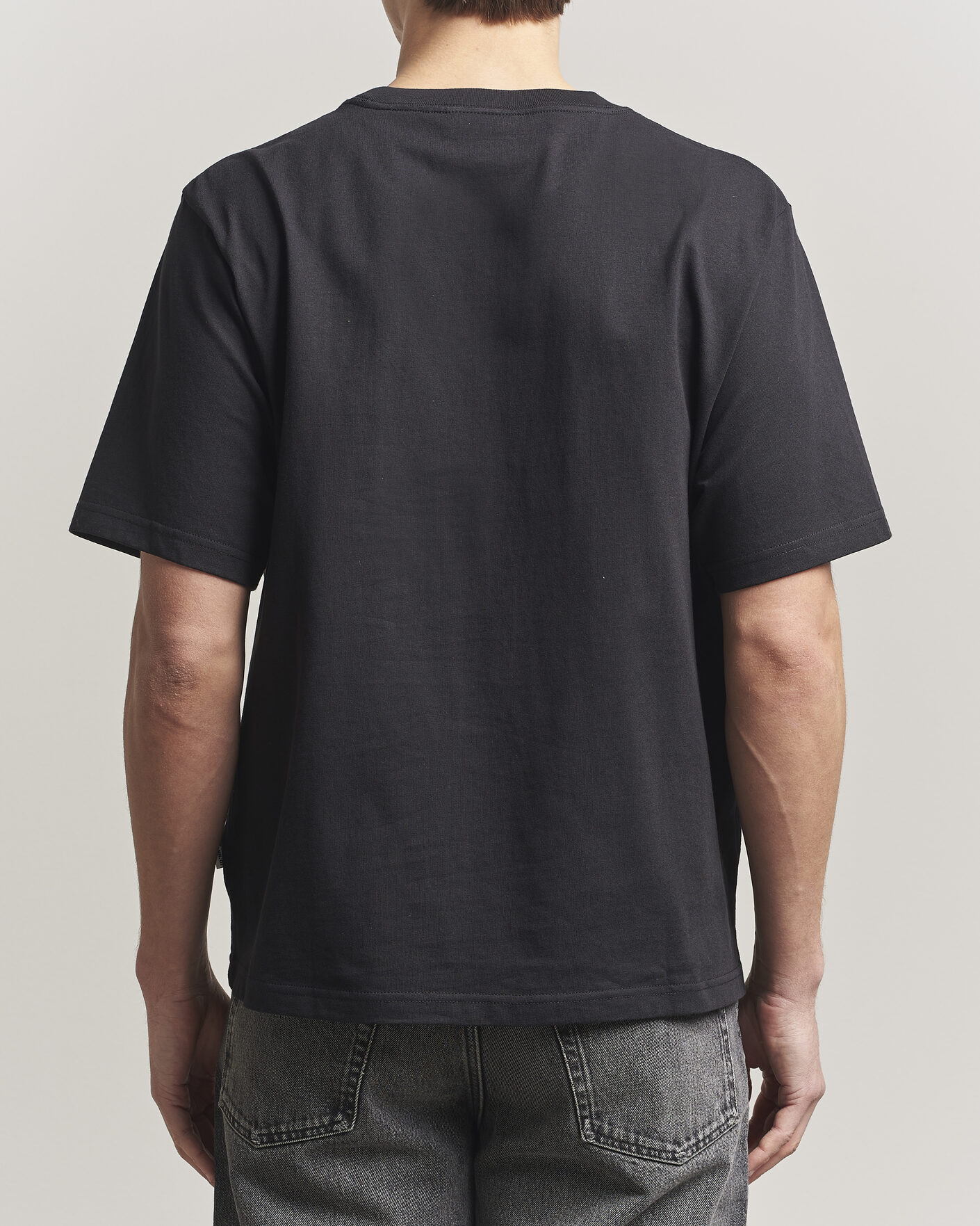 Herre | T-Shirts | NN07 | Jett Washed Crew Neck T-Shirt Black