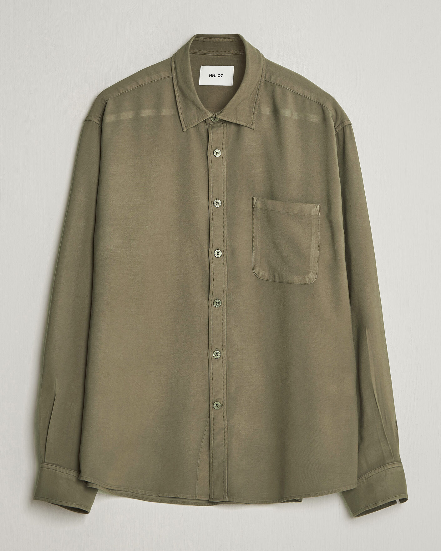 Herre | Skjorter | NN07 | Deon Tencel Shirt Capers Green