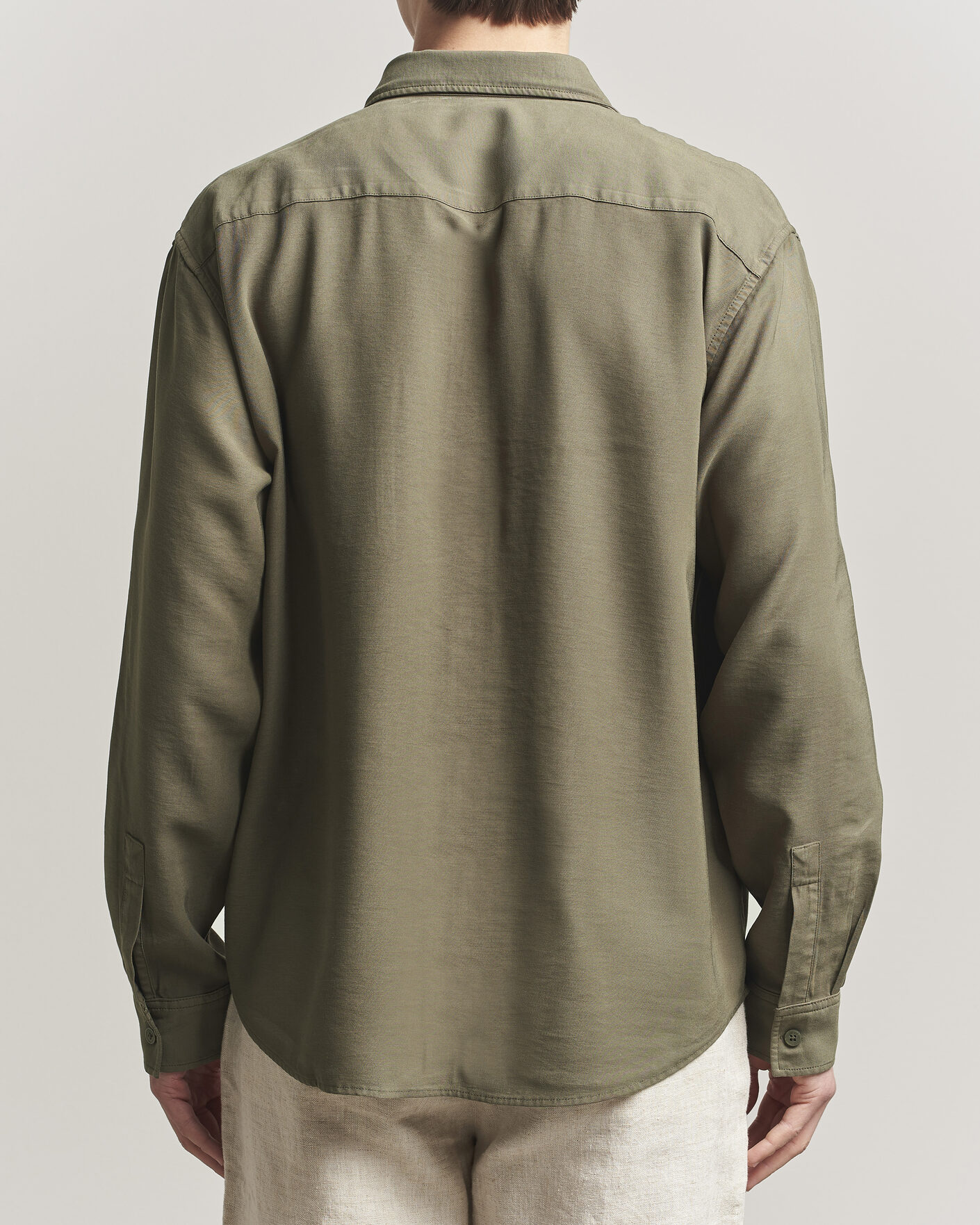Herre | Skjorter | NN07 | Deon Tencel Shirt Capers Green