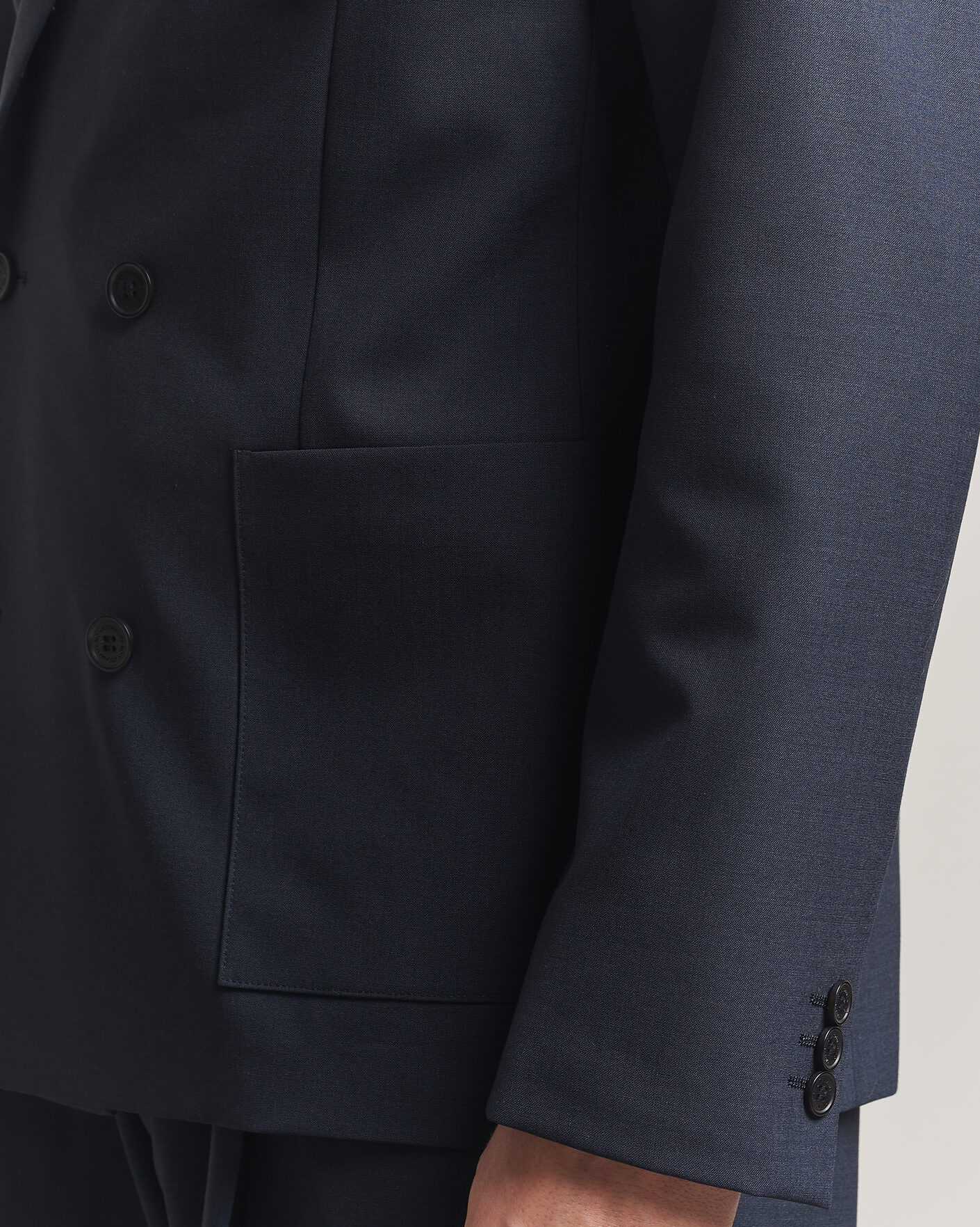 Herre | Dressjakker | NN07 | Jordin Summer Wool Double Breasted Blazer Deep Navy