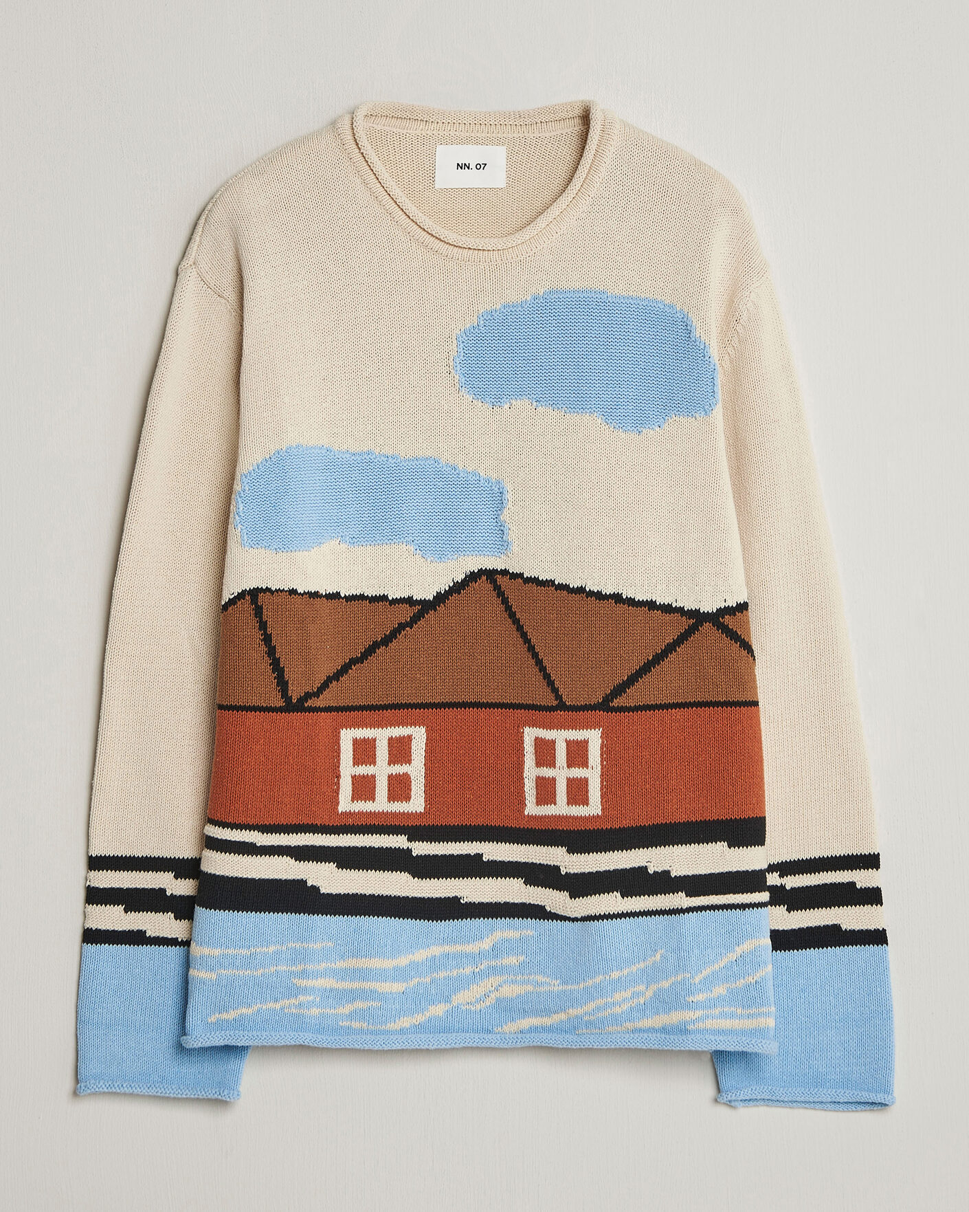 Herre | Gensere | NN07 | Mikkel Knitted HQ Printed Sweater Multi