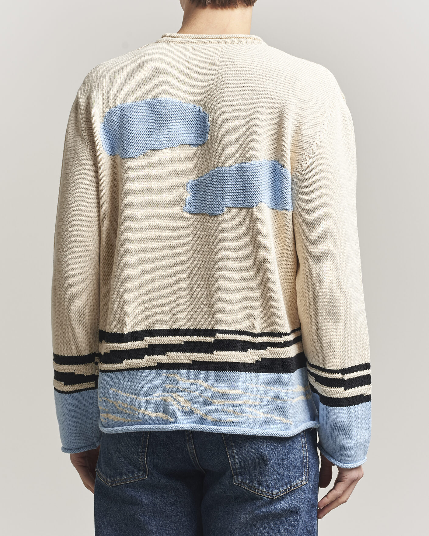Herre | Gensere | NN07 | Mikkel Knitted HQ Printed Sweater Multi