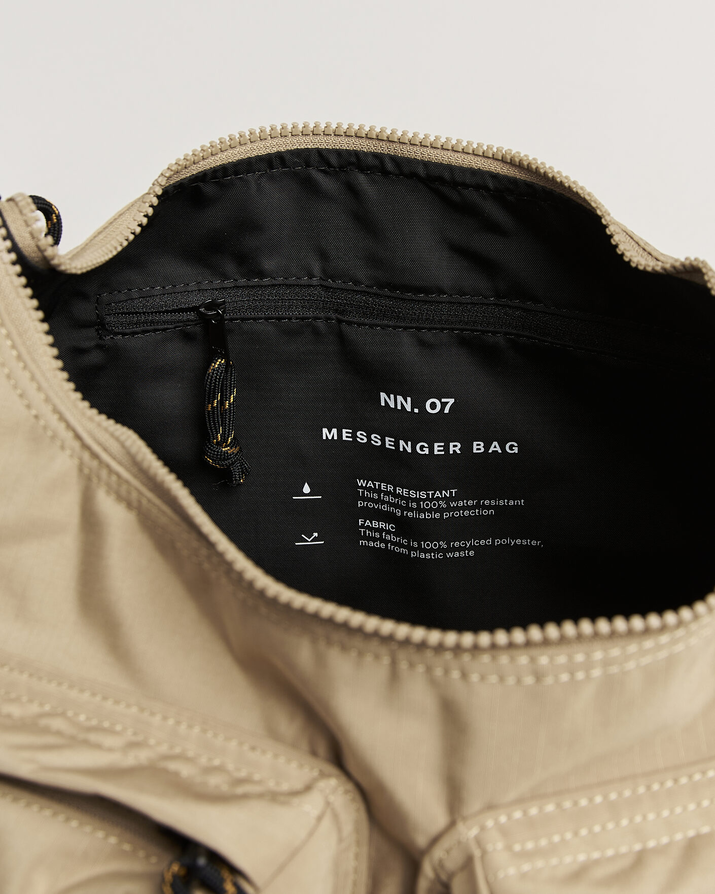 Herre | Vesker | NN07 | Nylon Ripstop Messenger Bag Desert Khaki