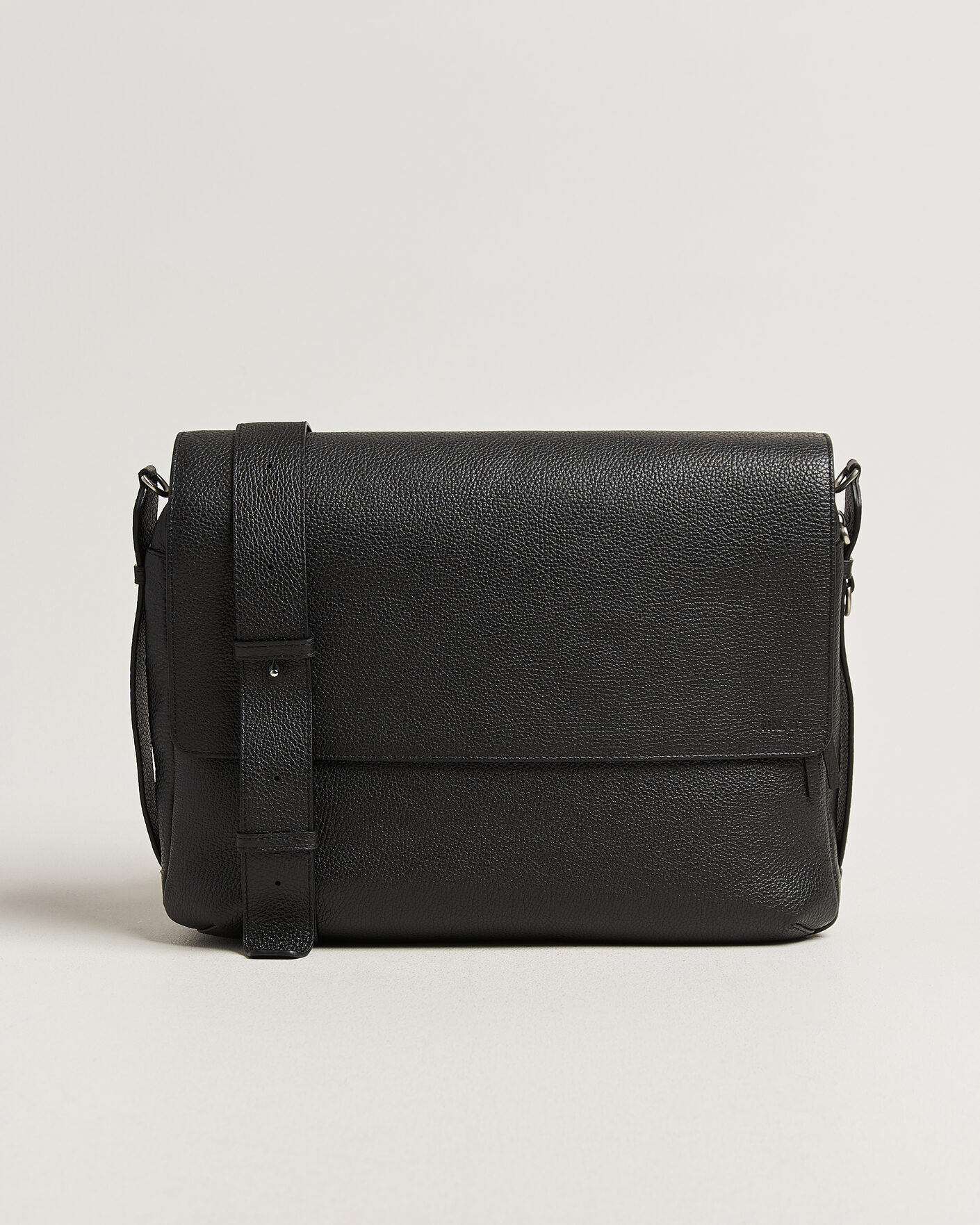 Herre | Vesker | NN07 | Port Satchel Grained Leather Briefcase Black
