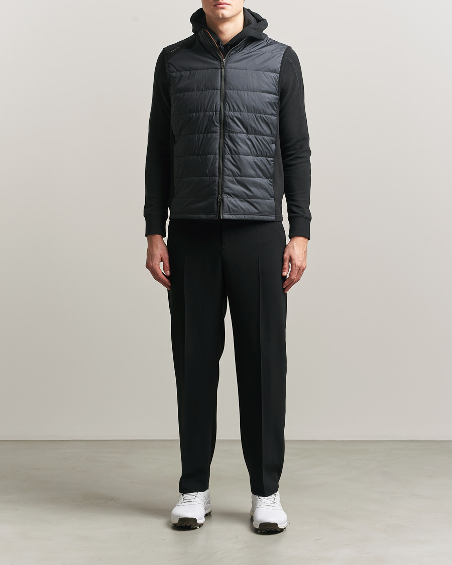 Herre | Golfklær | RLX Ralph Lauren | Performance Wool Vest Polo Black