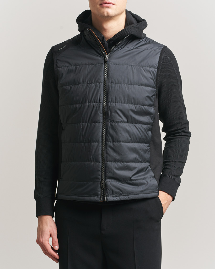 Herre | Golfklær | RLX Ralph Lauren | Performance Wool Vest Polo Black