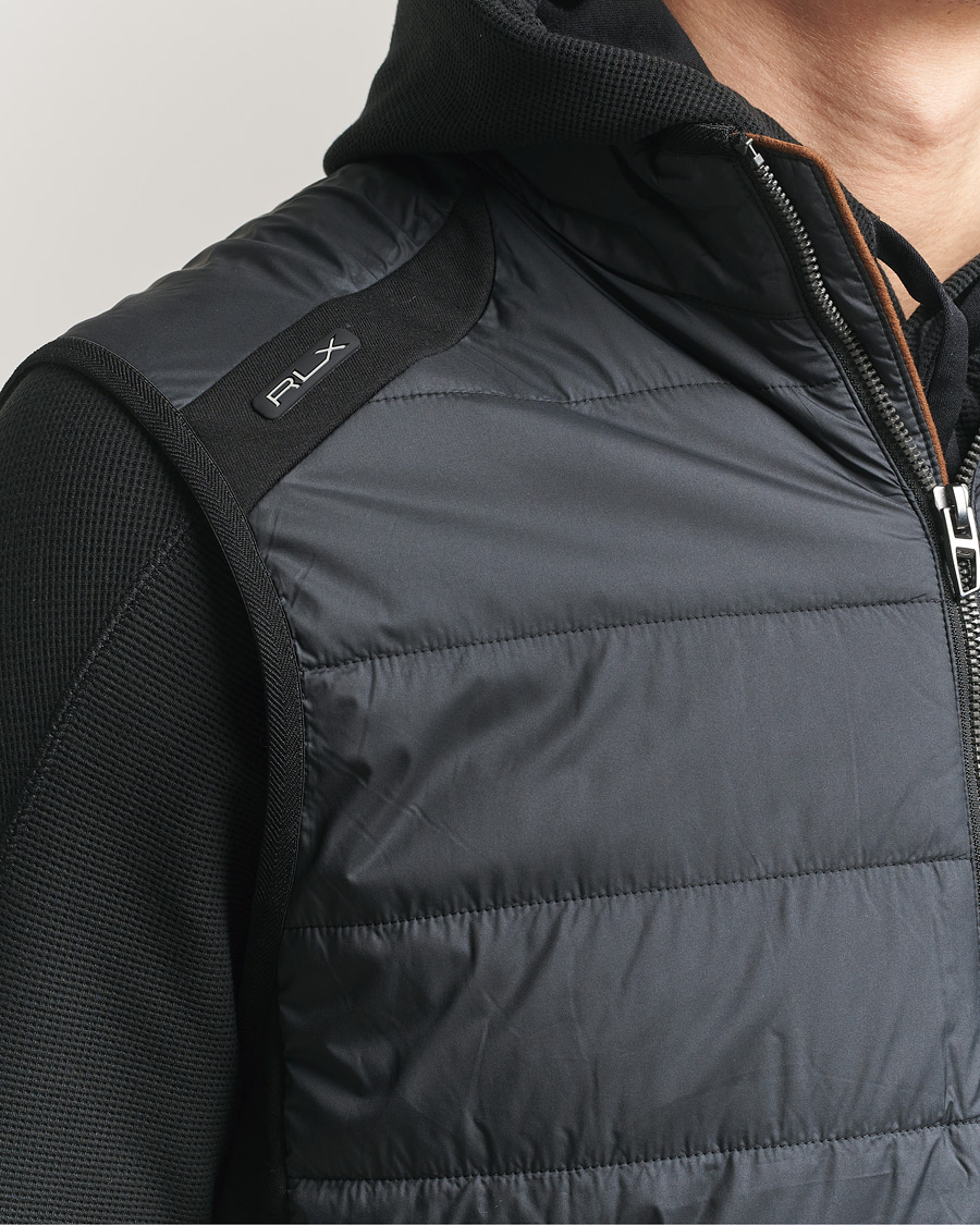 Herre | Golfklær | RLX Ralph Lauren | Performance Wool Vest Polo Black