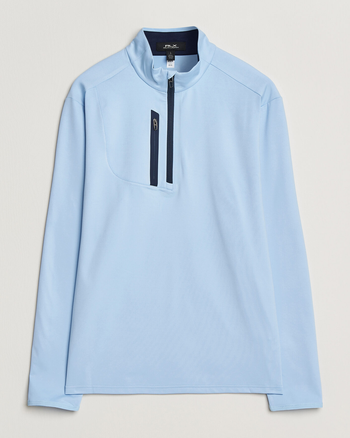 Herre | Gensere | RLX Ralph Lauren | Luxury Jersey Half Zip Office Blue