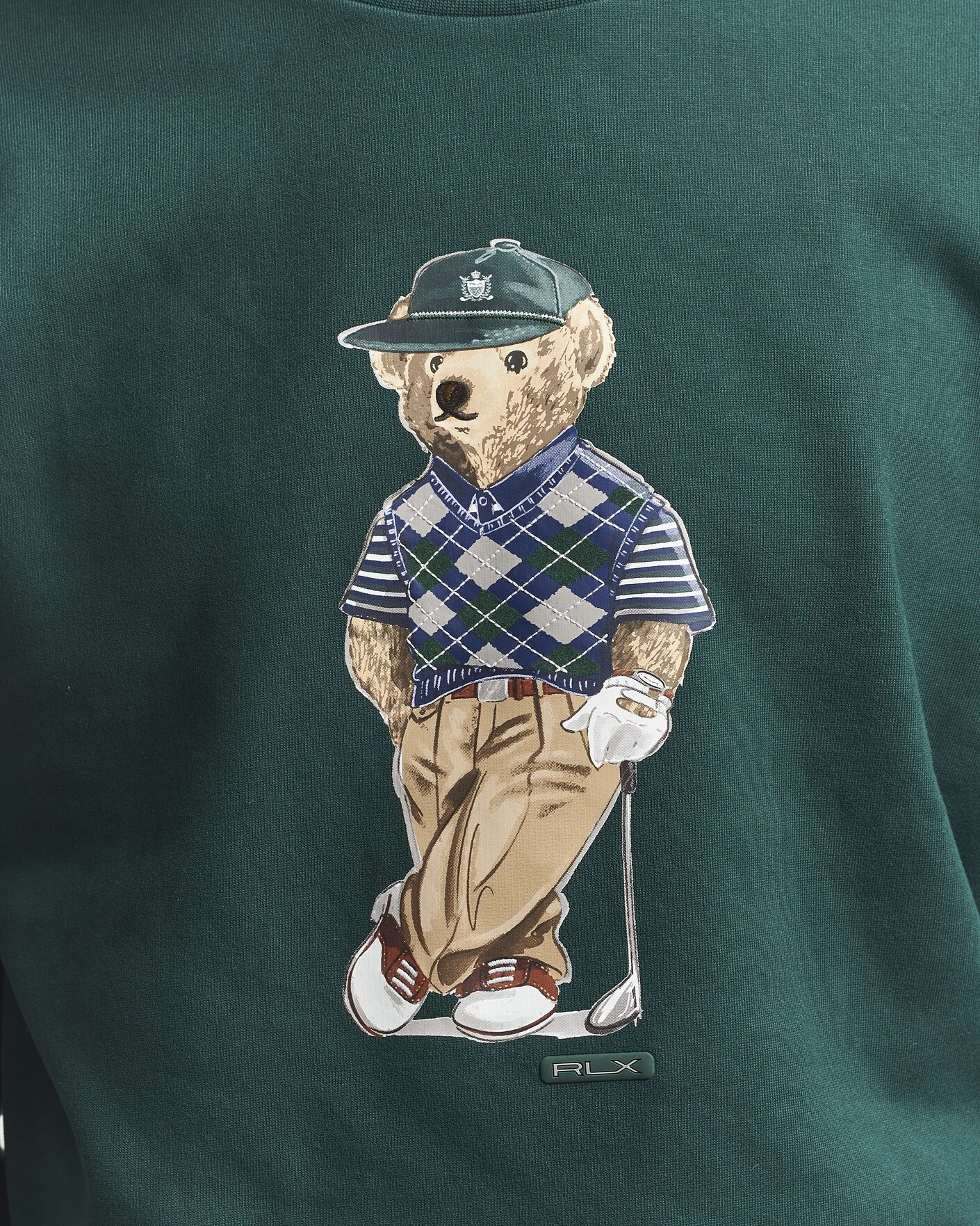 Herre | Gensere | RLX Ralph Lauren | Loopback Terry Bear Sweatshirt Moss Agate