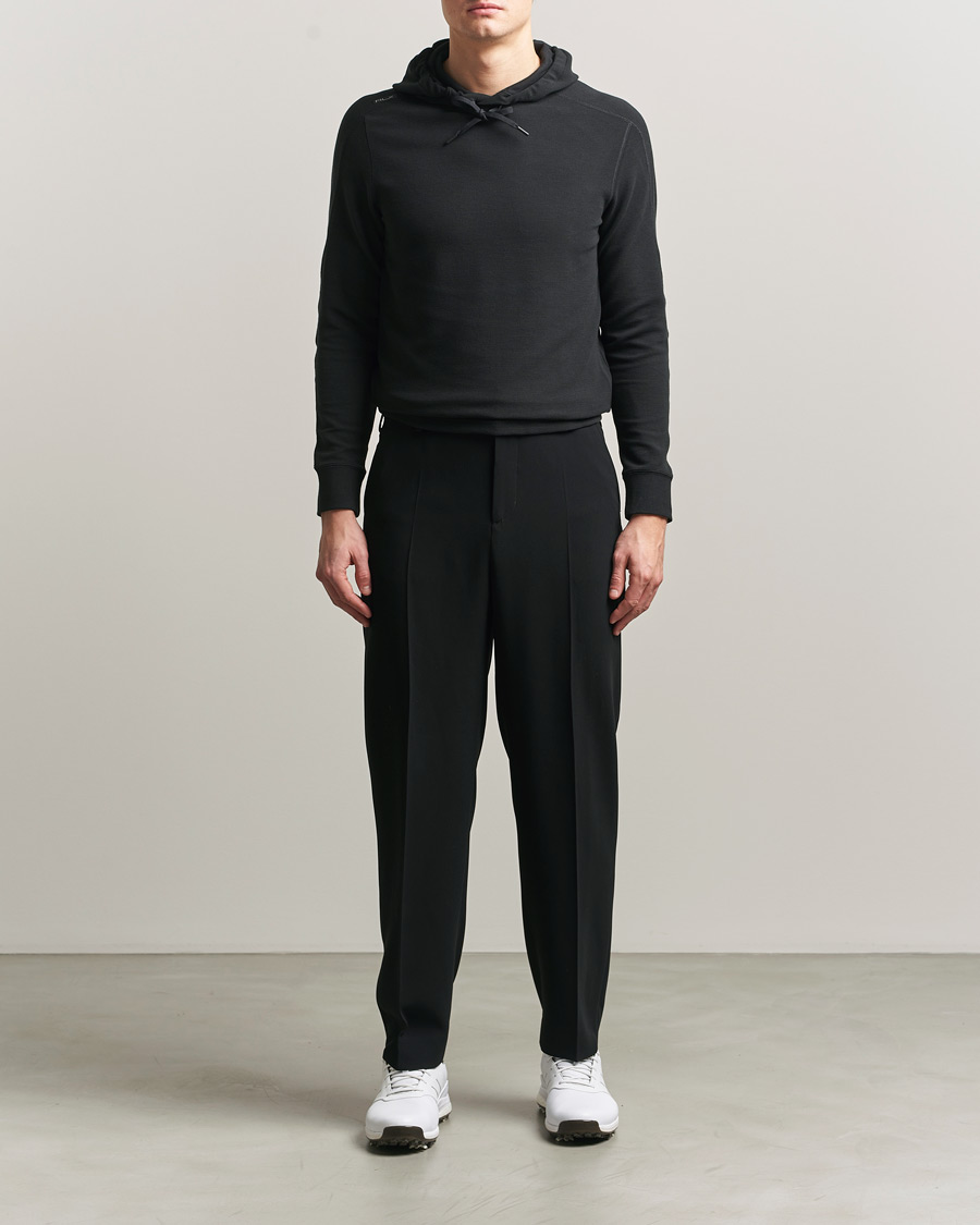 Herre | Gensere | RLX Ralph Lauren | Tech Waffle Hoodie Polo Black