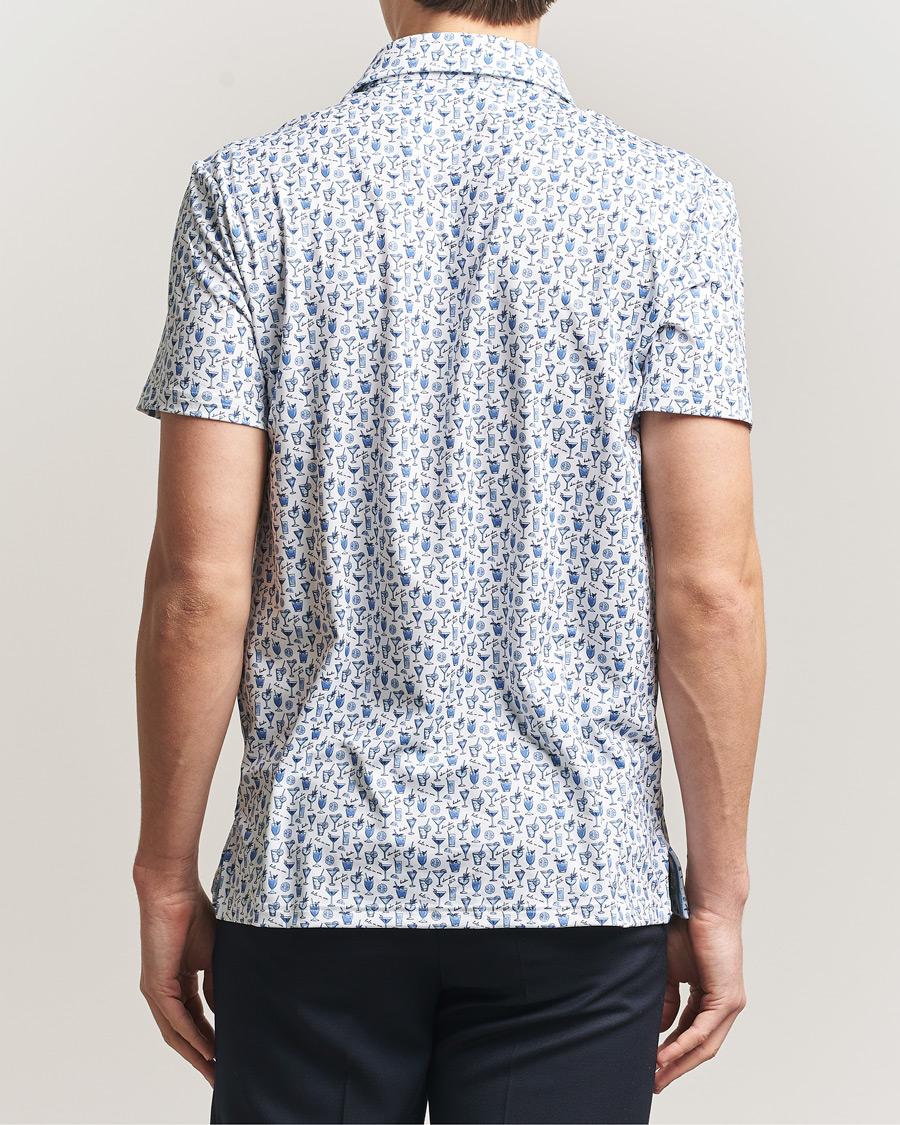 Herre | Pikéer | RLX Ralph Lauren | Airflow Polo Printed Ceramic White Chin