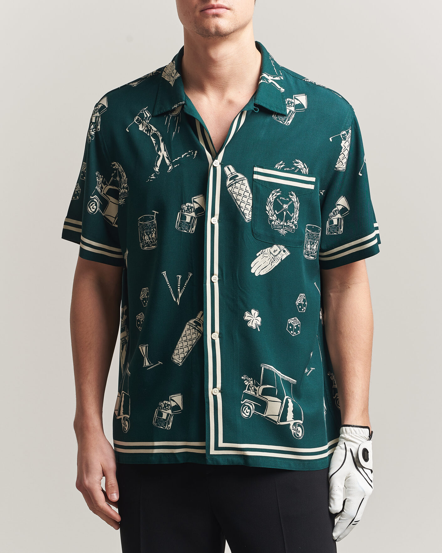 Herre | Skjorter | RLX Ralph Lauren | Short Sleeve Golf Shirt Par-Tee on the Greens