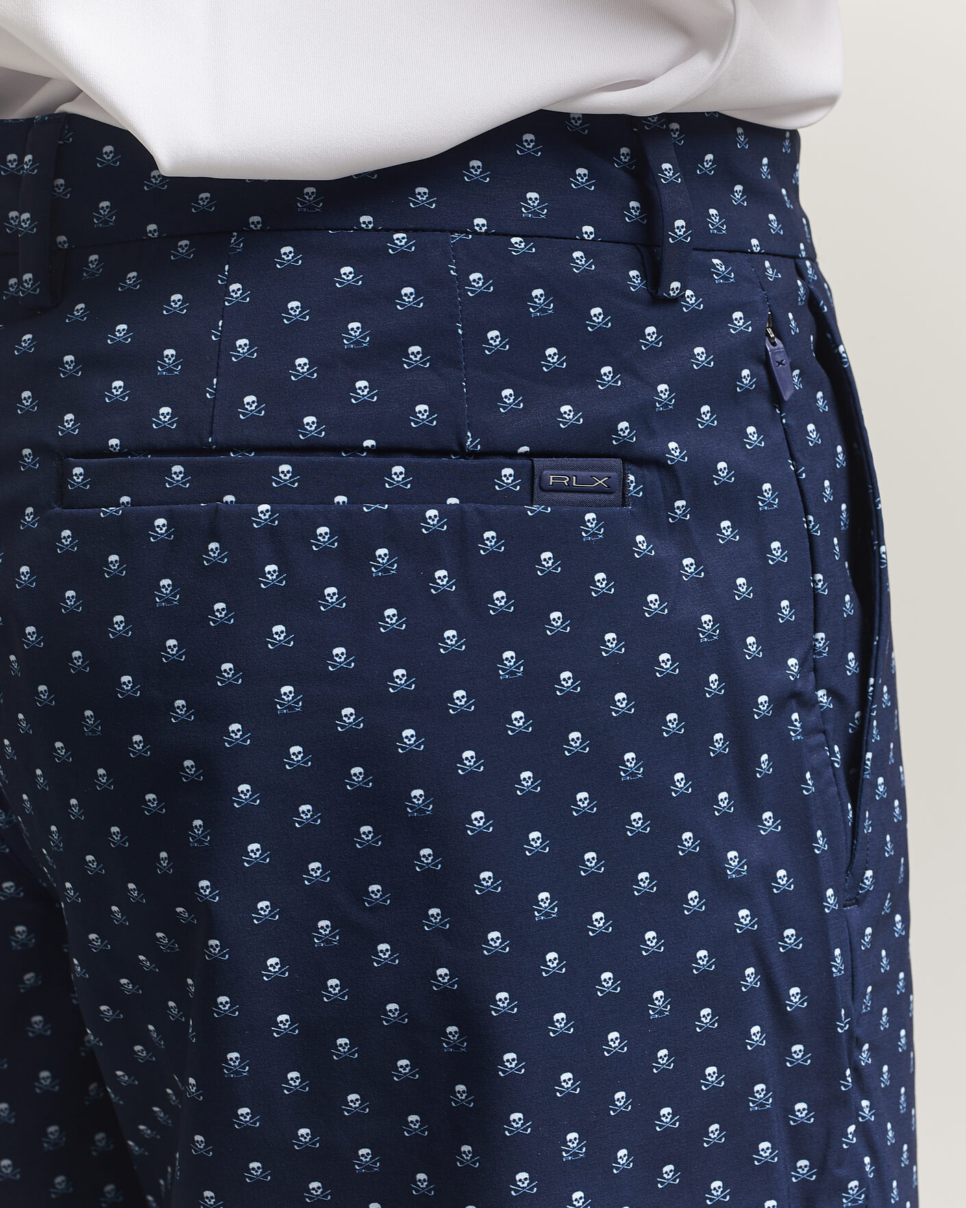 Herre | Shorts | RLX Ralph Lauren | Flat Front Printed Golf Shorts Skull and Cubs