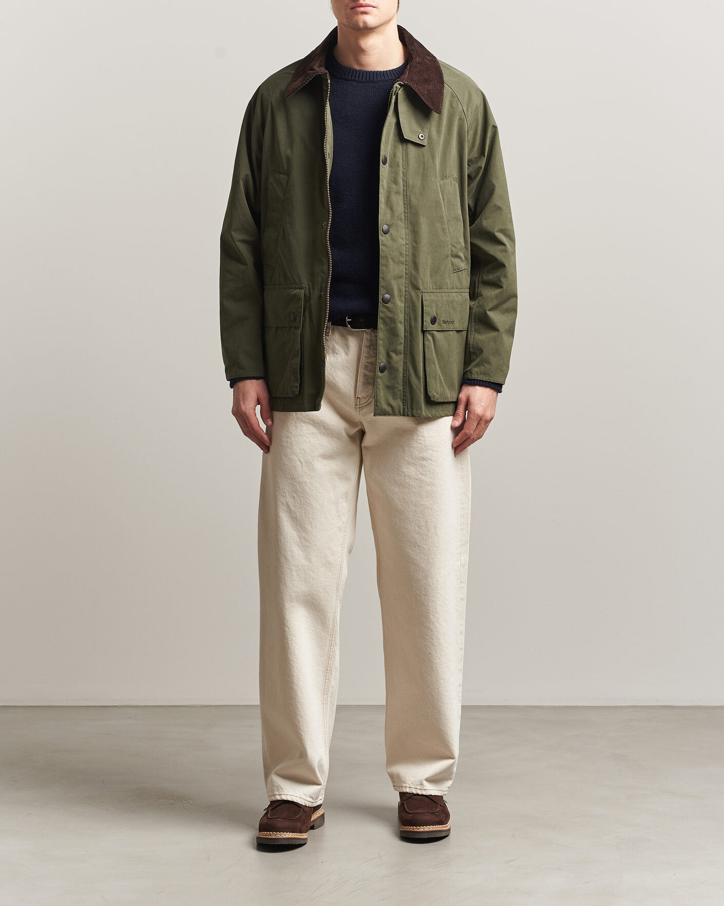 Barbour Heritage Oversized Peached Bedale Jacket Sage hos