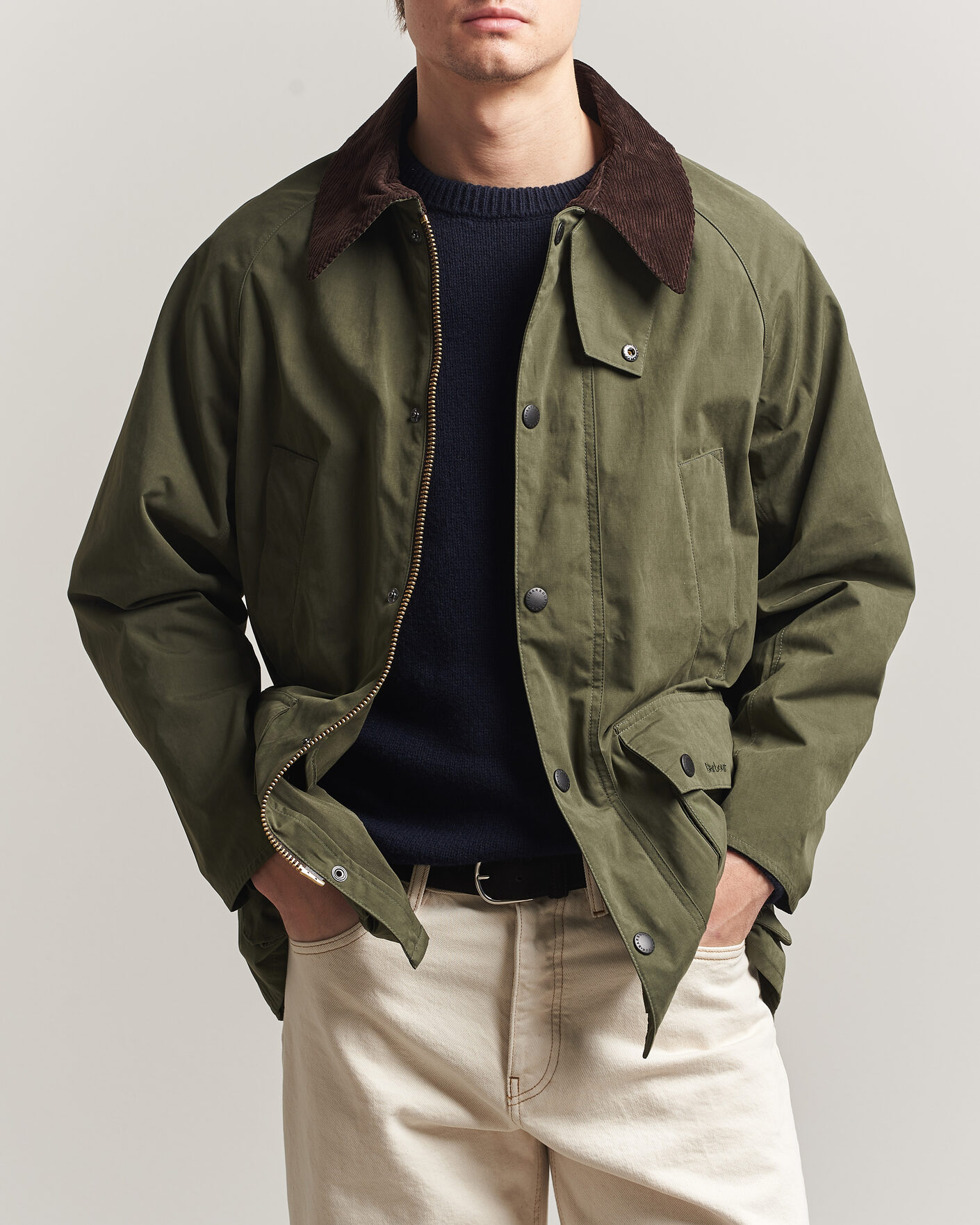 Herre | Jakker | Barbour Heritage | Oversized Peached Bedale Jacket Sage